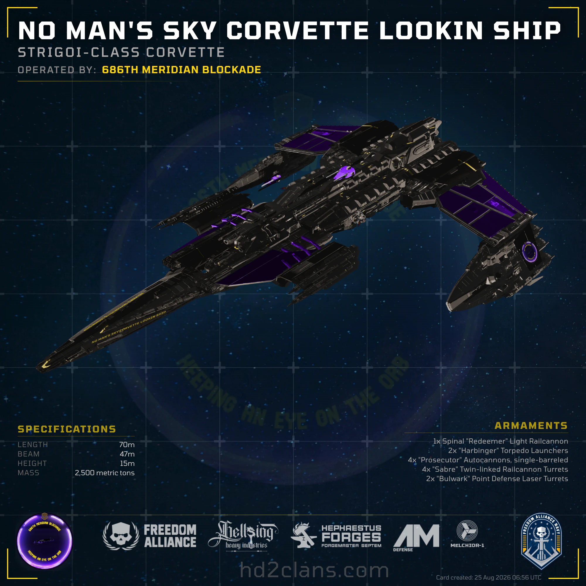No Man's Sky Corvette Lookin Ship