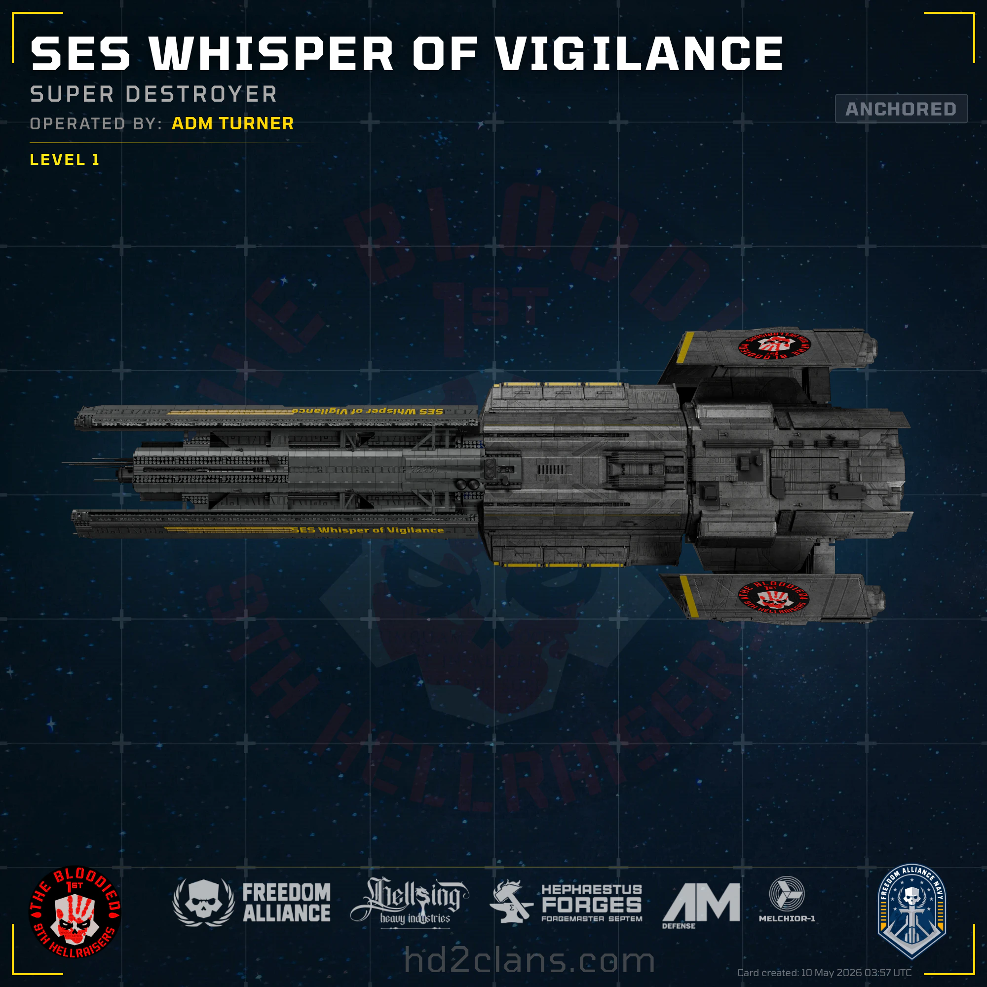 SES Whisper of Vigilance
