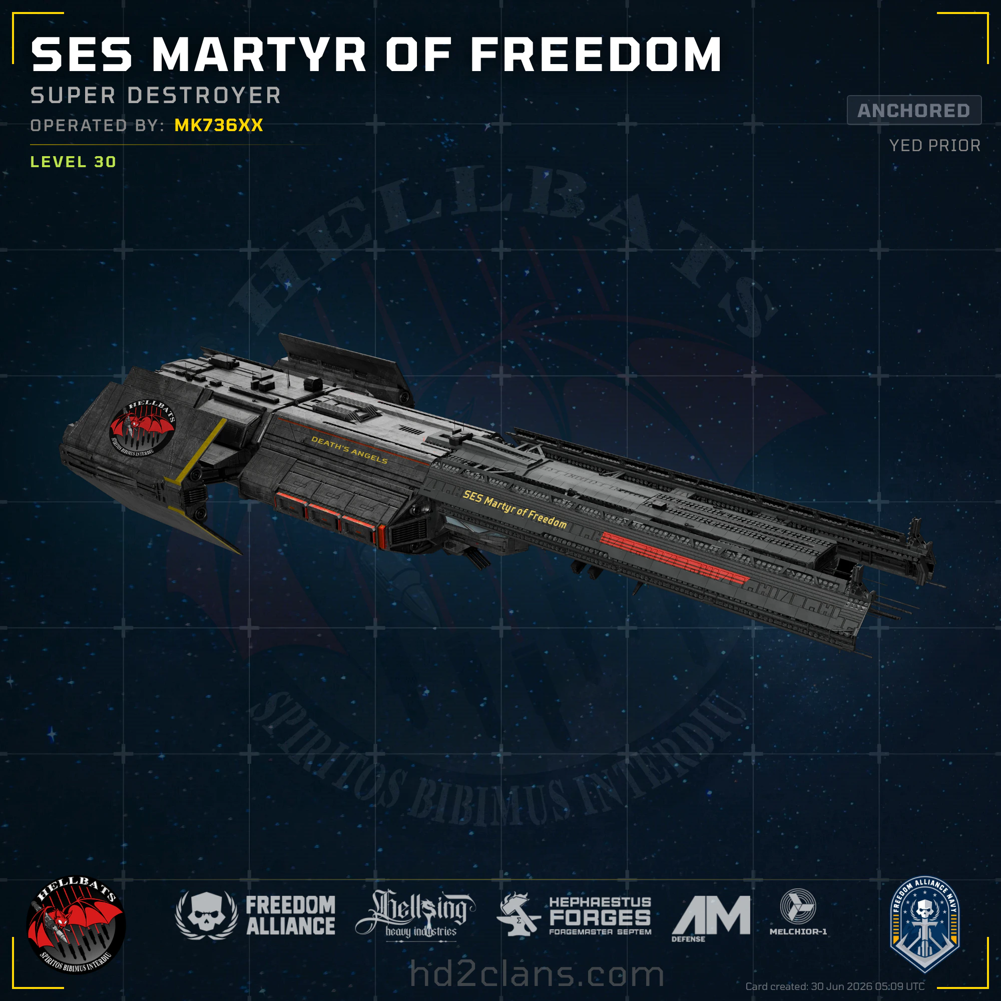 SES Martyr of Freedom