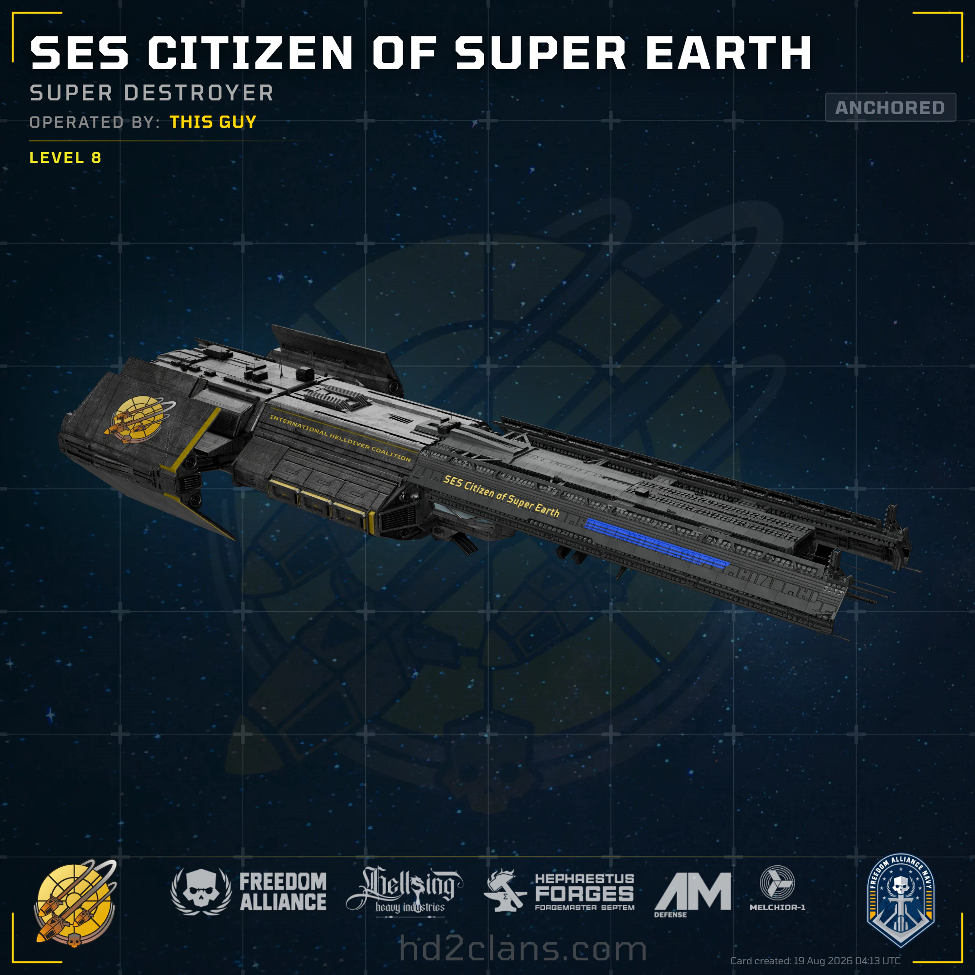 SES Citizen of Super Earth