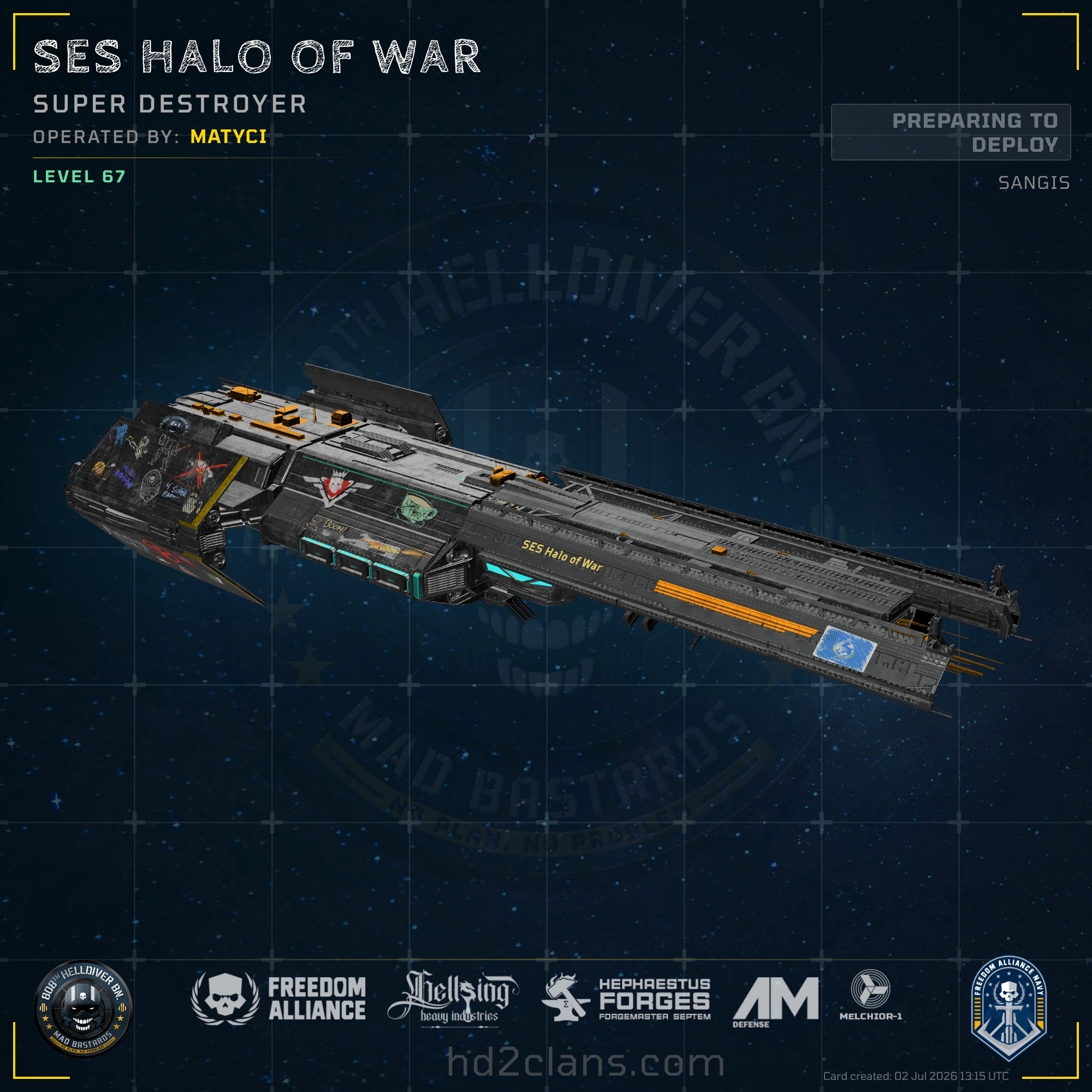 SES Halo of War