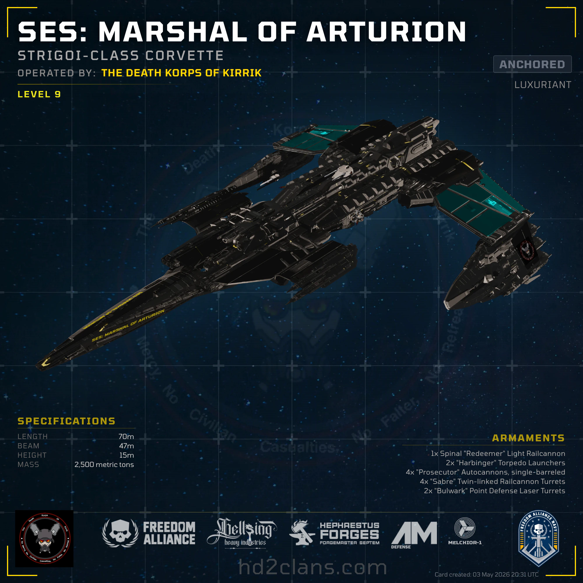 SES: MARSHAL OF ARTURION