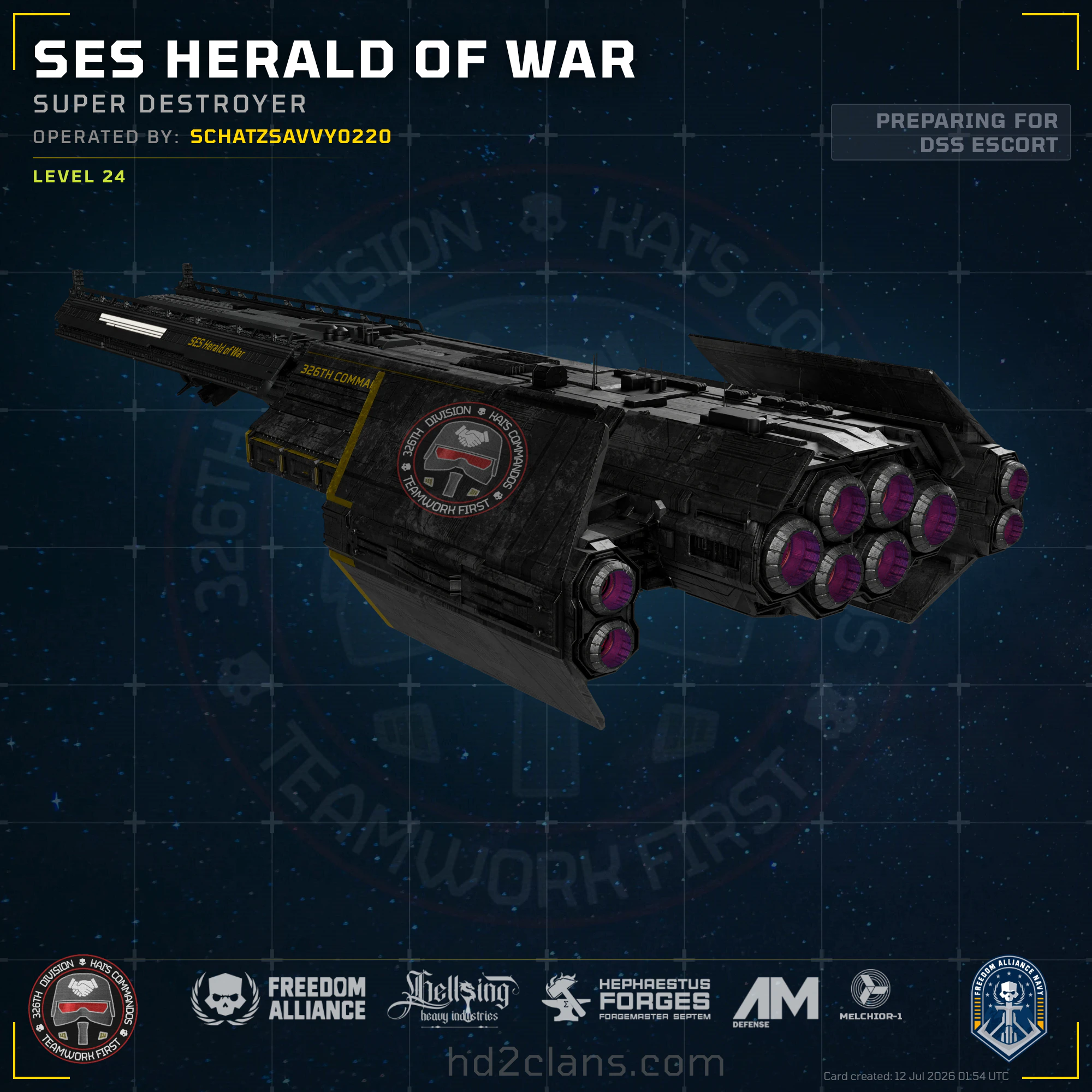 SES Herald of War