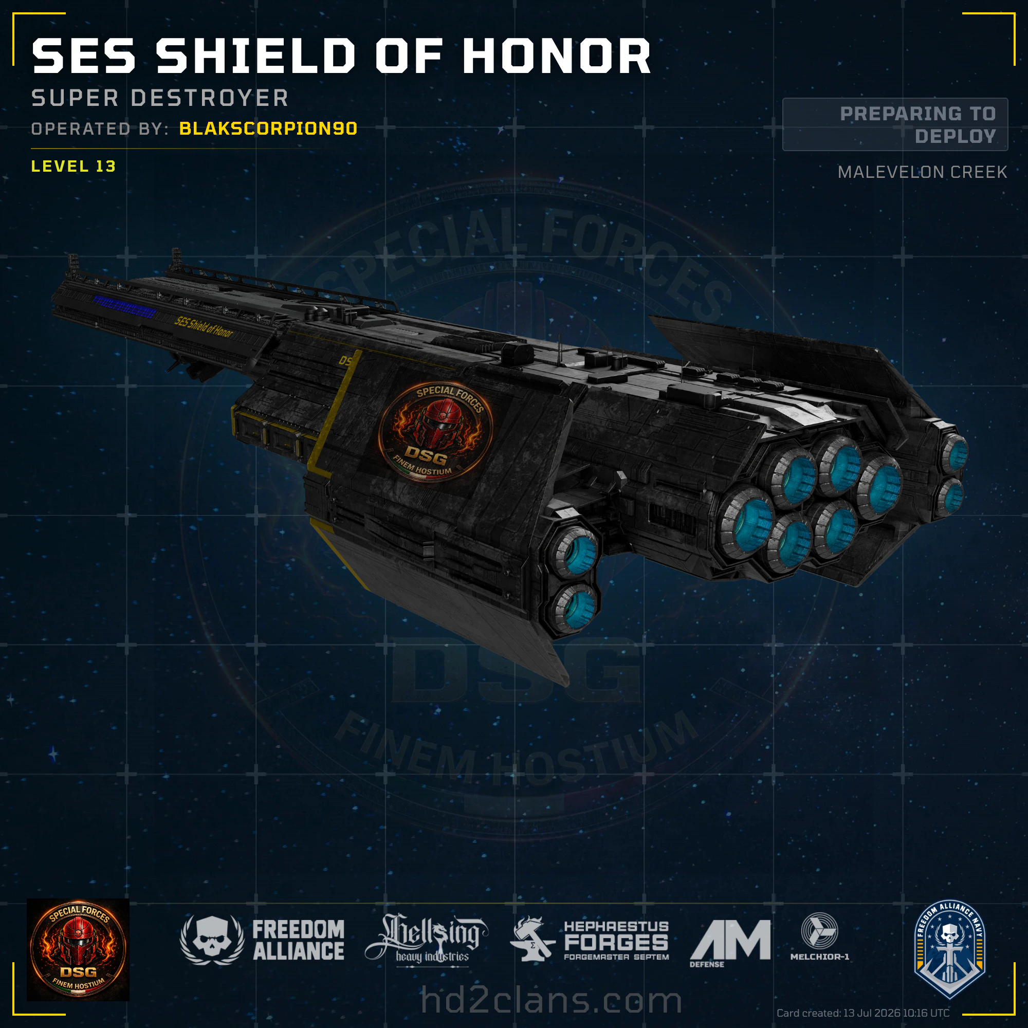 SES Shield of Honor