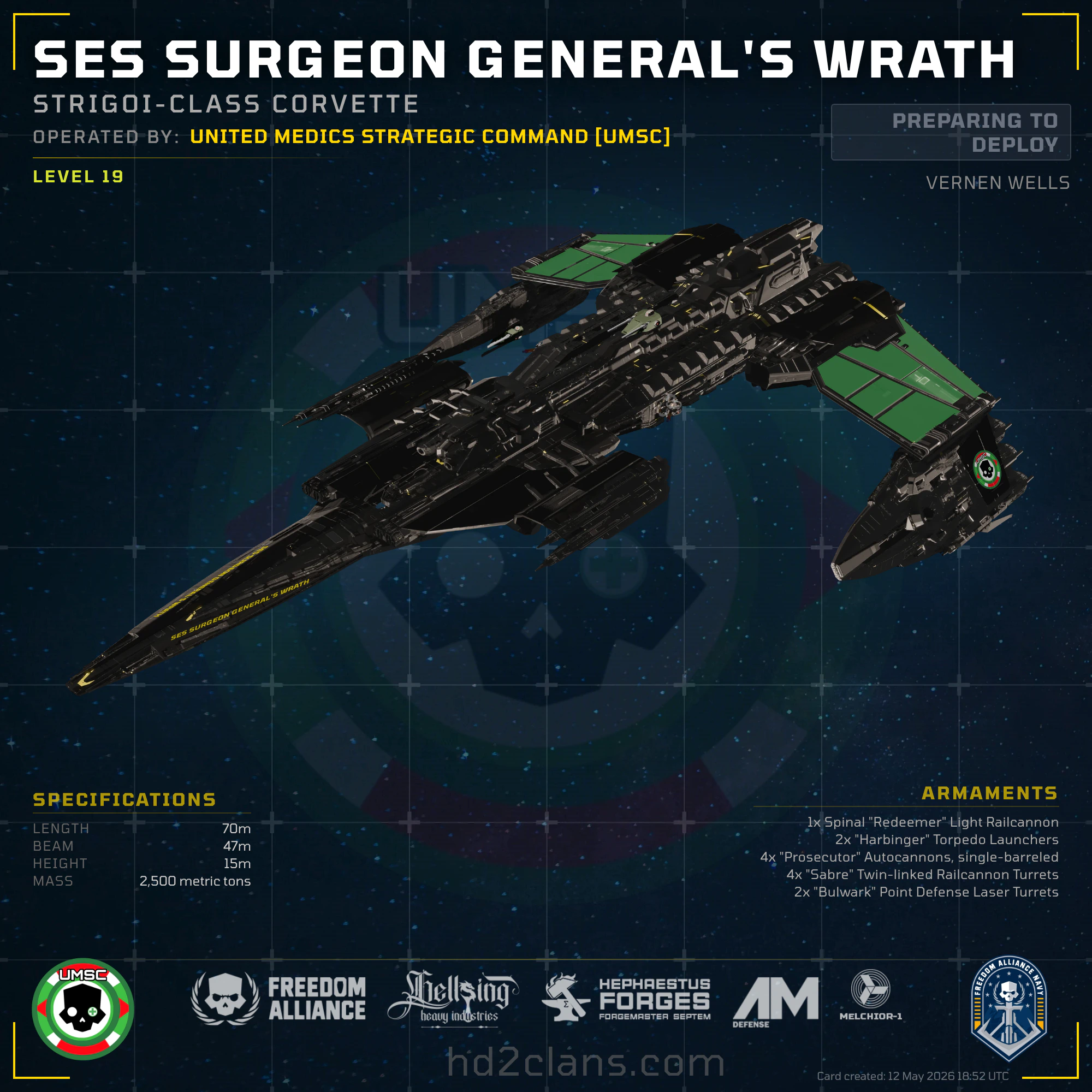 SES Surgeon General's Wrath