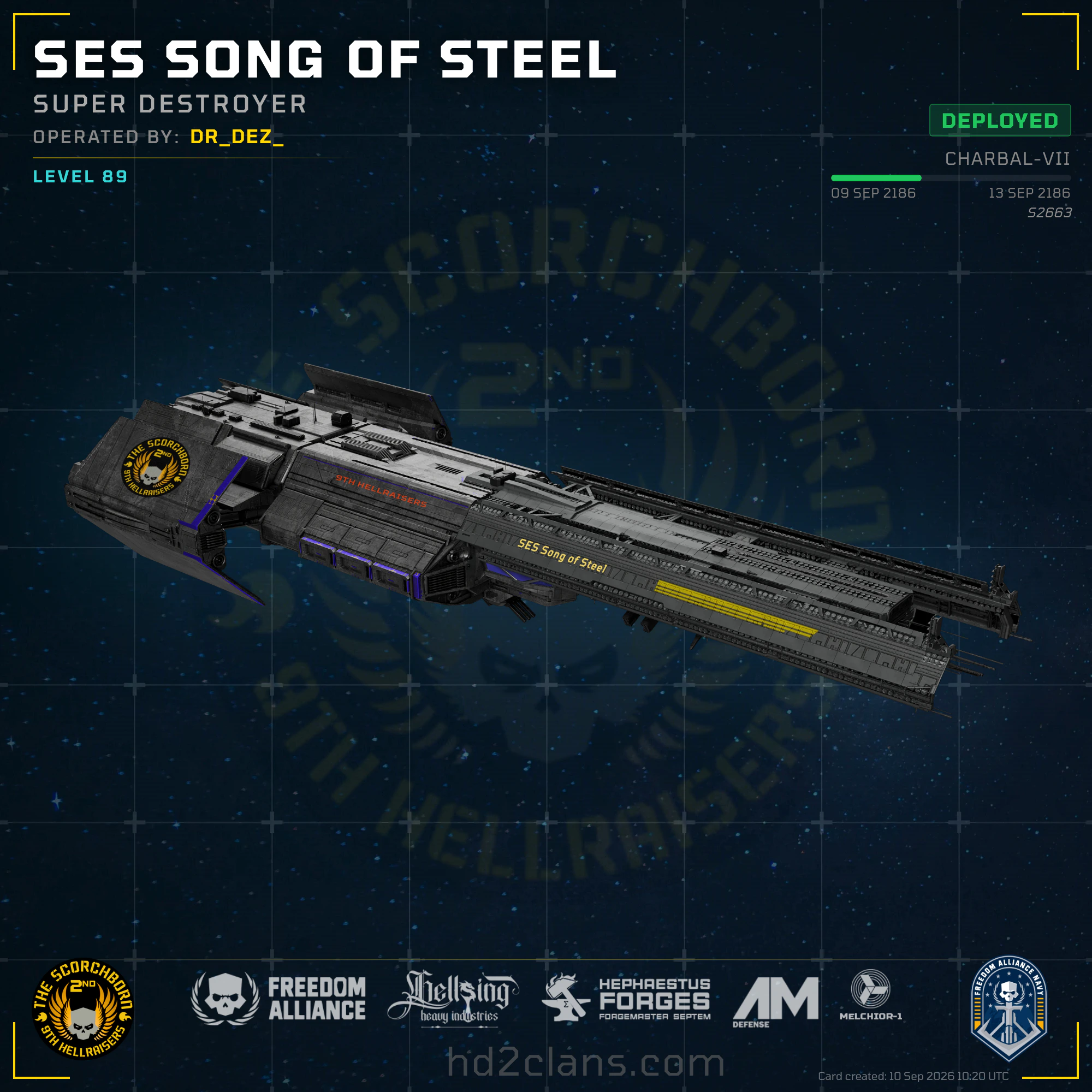 SES Song of Steel