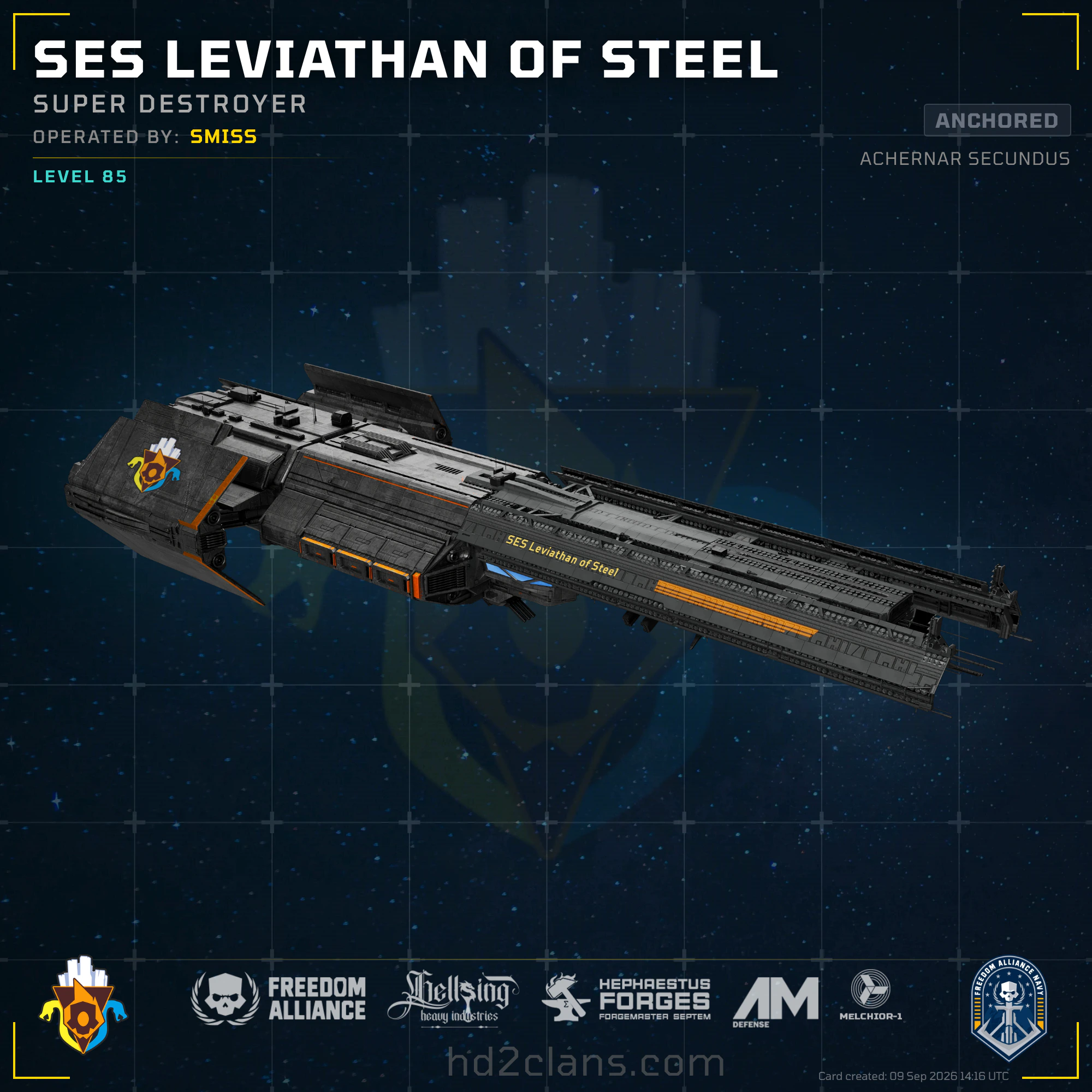 SES Leviathan of Steel