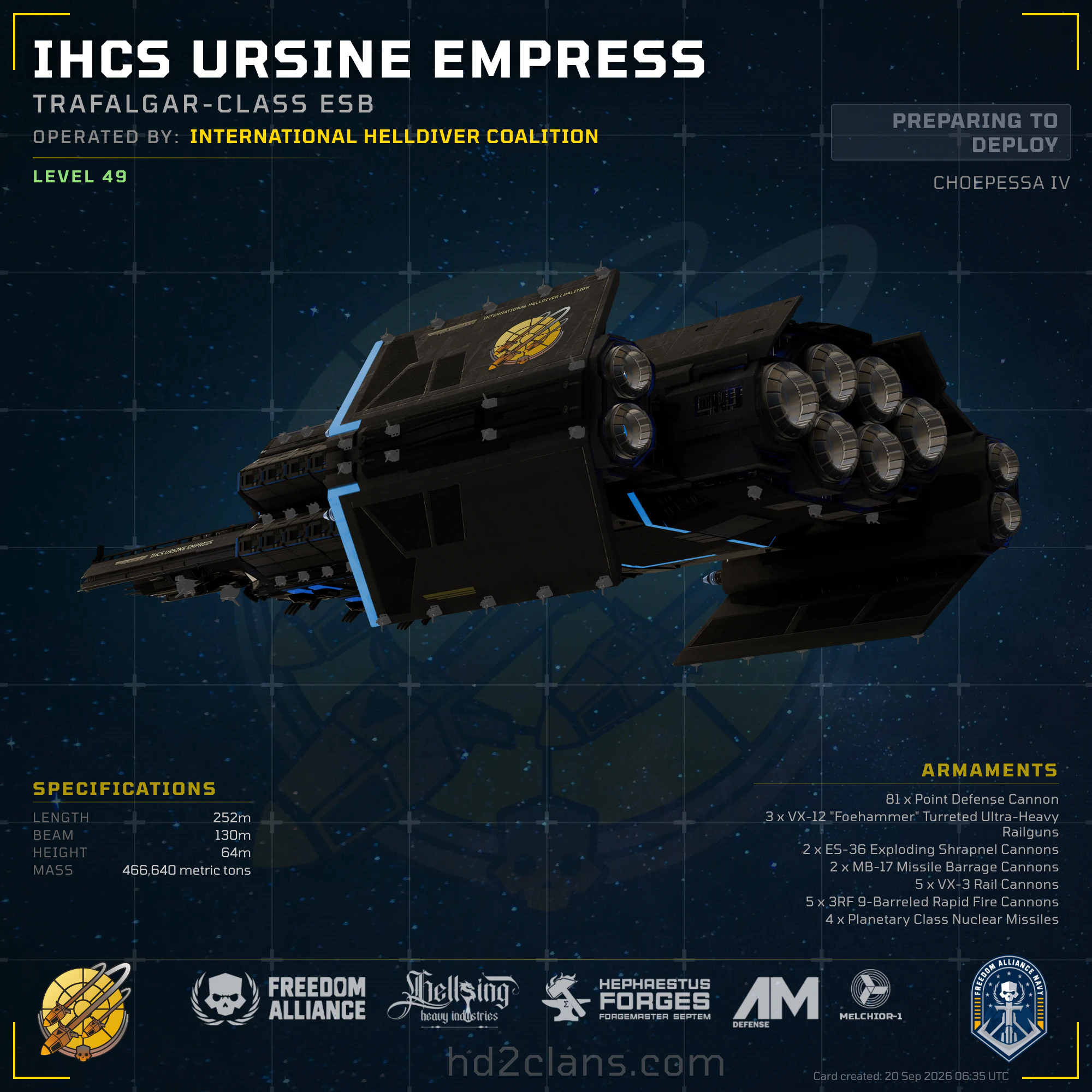 IHCS Ursine Empress