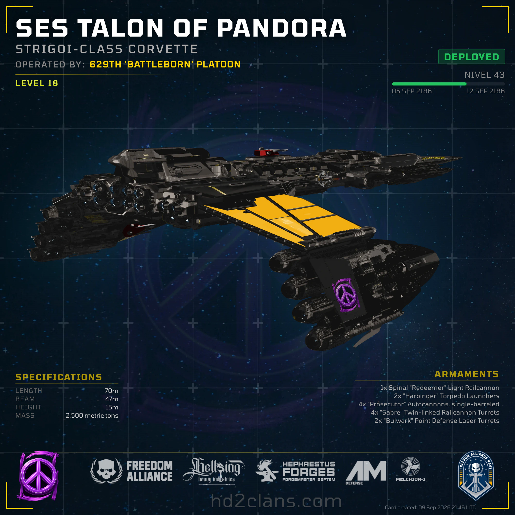 SES Talon of Pandora