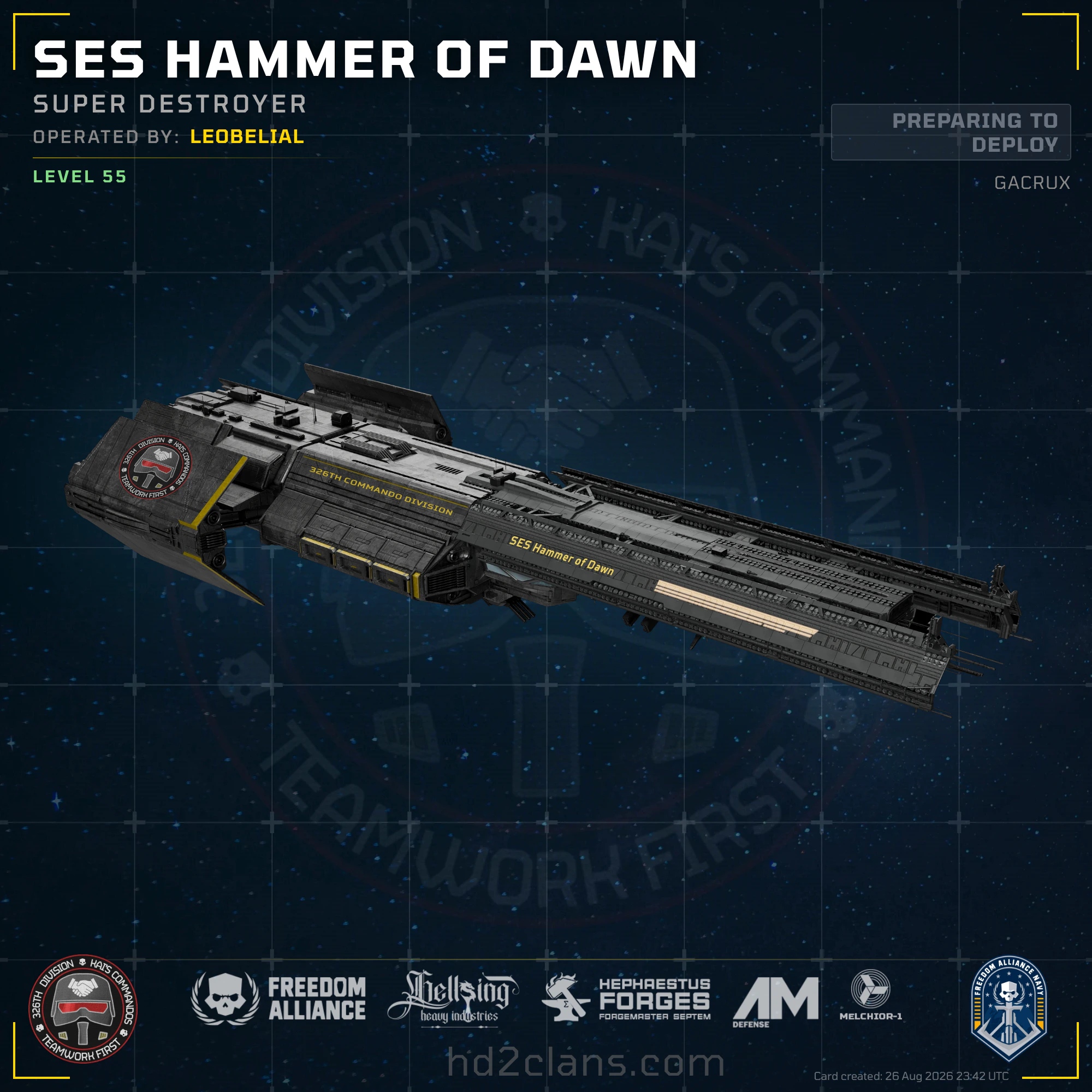 SES Hammer of Dawn