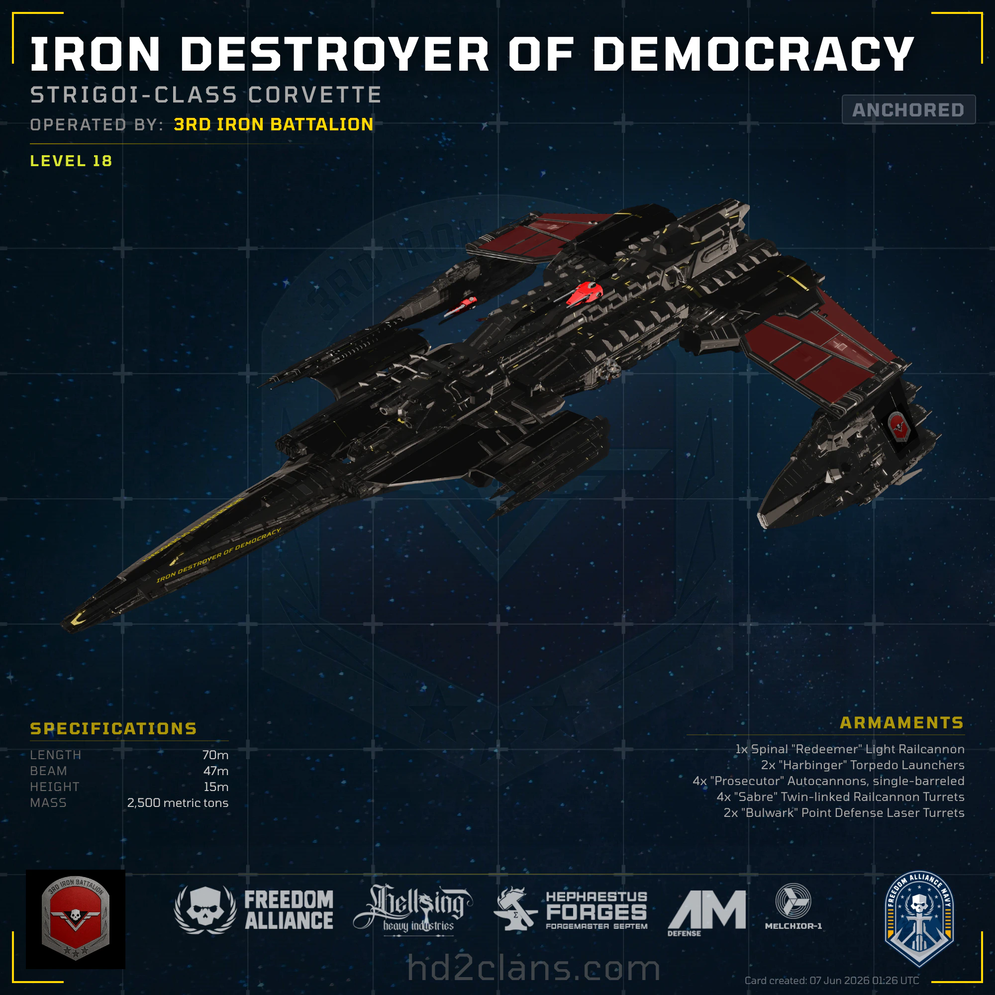 Iron Destroyer Of Democracy