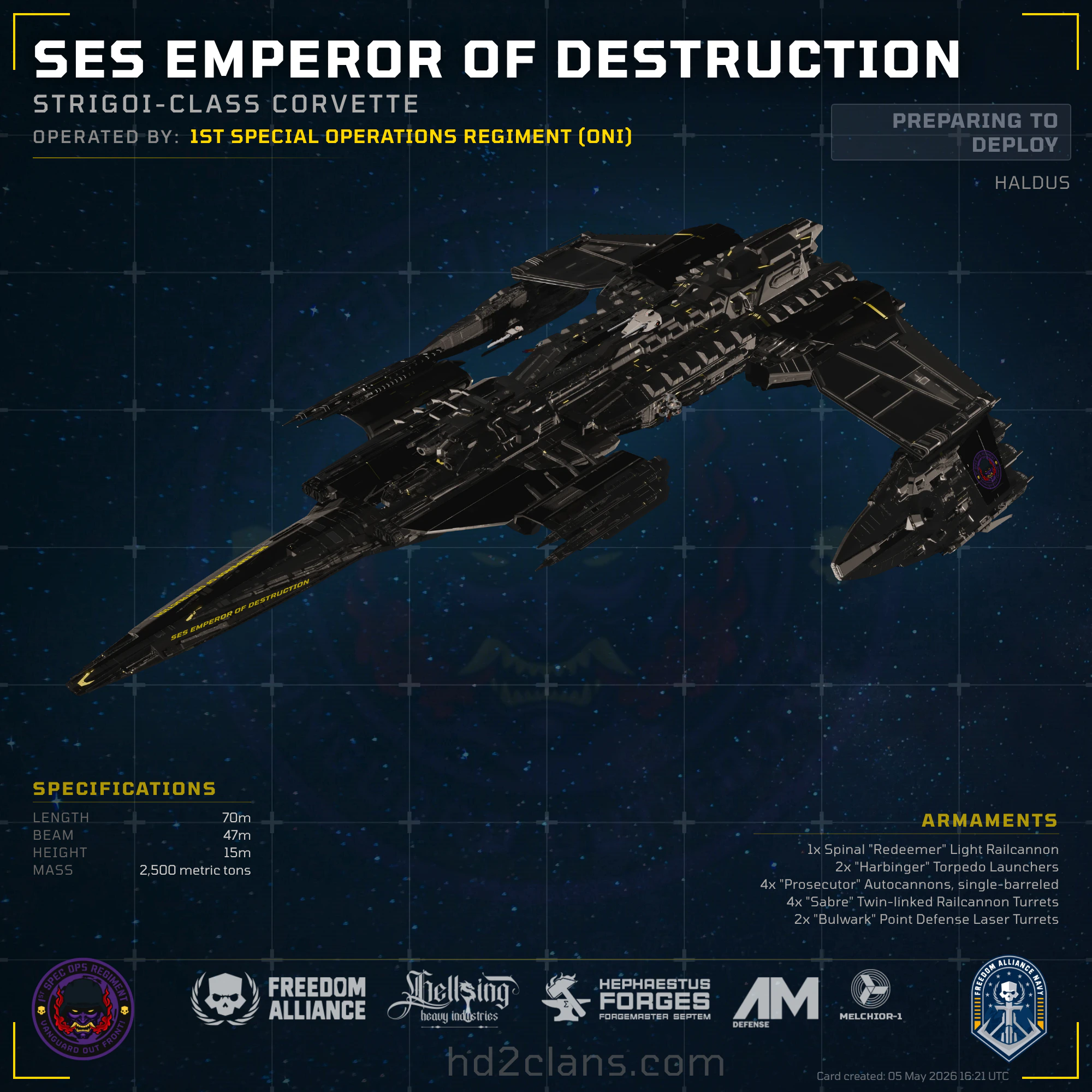 SES EMPEROR OF DESTRUCTION