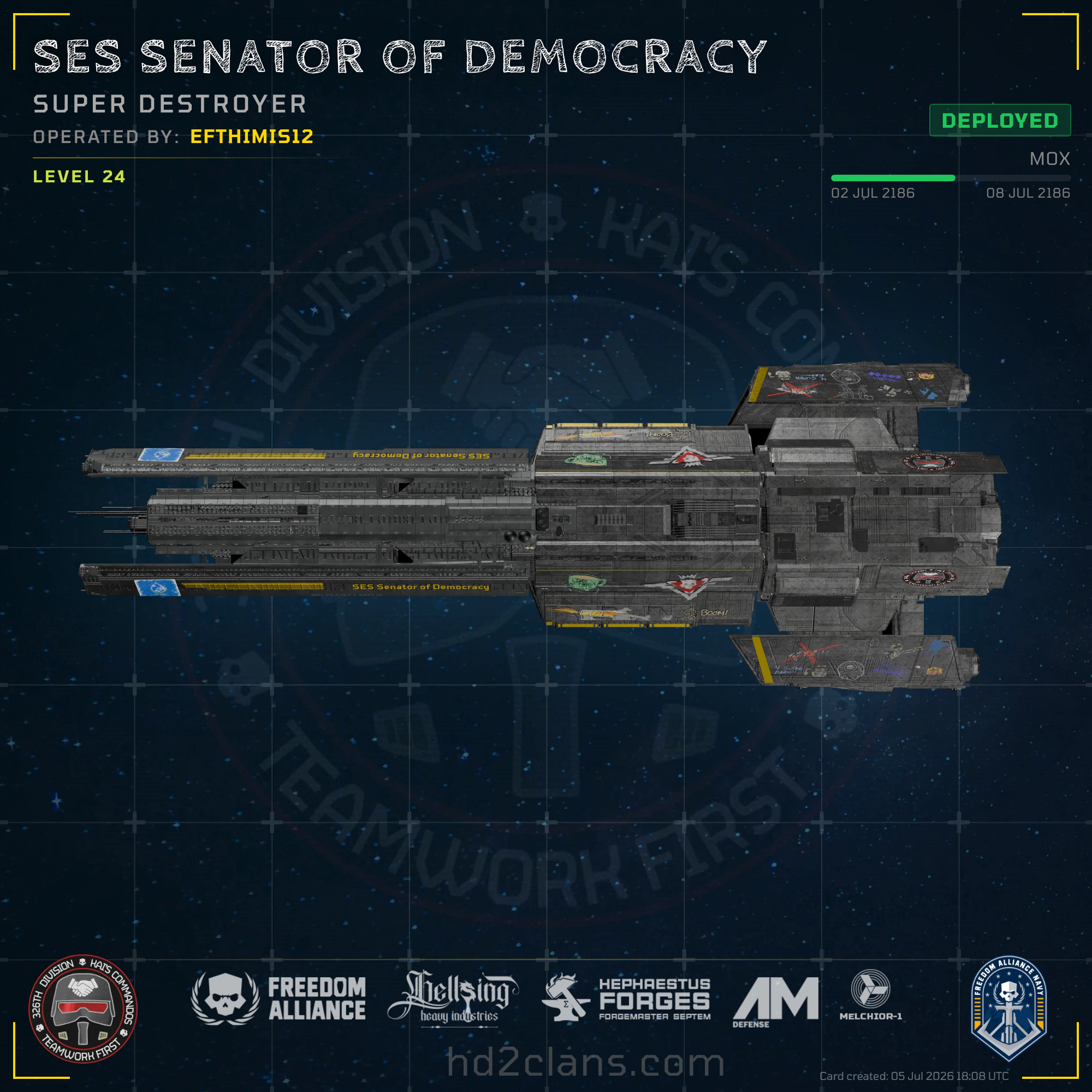 SES Senator of Democracy