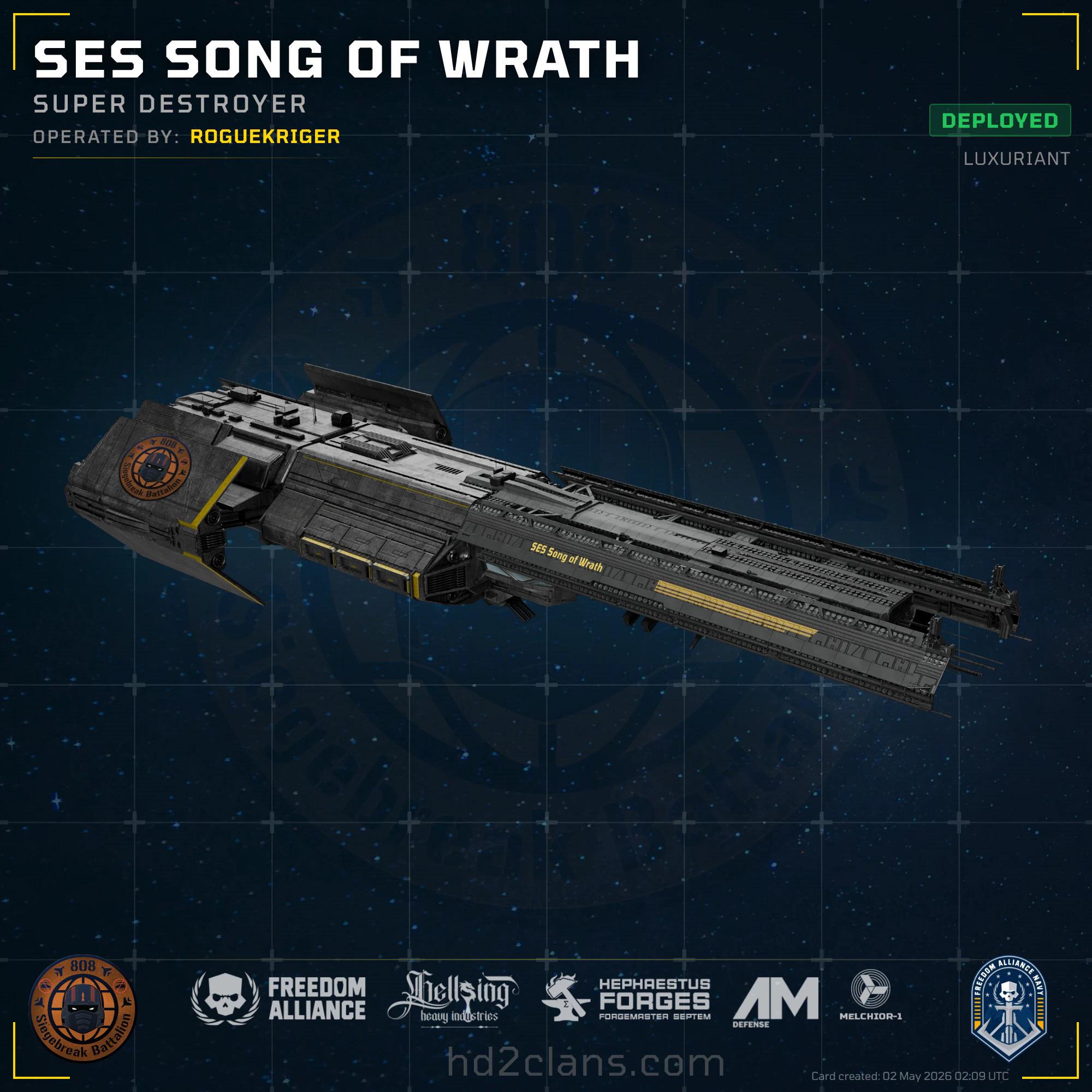 SES Song of Wrath