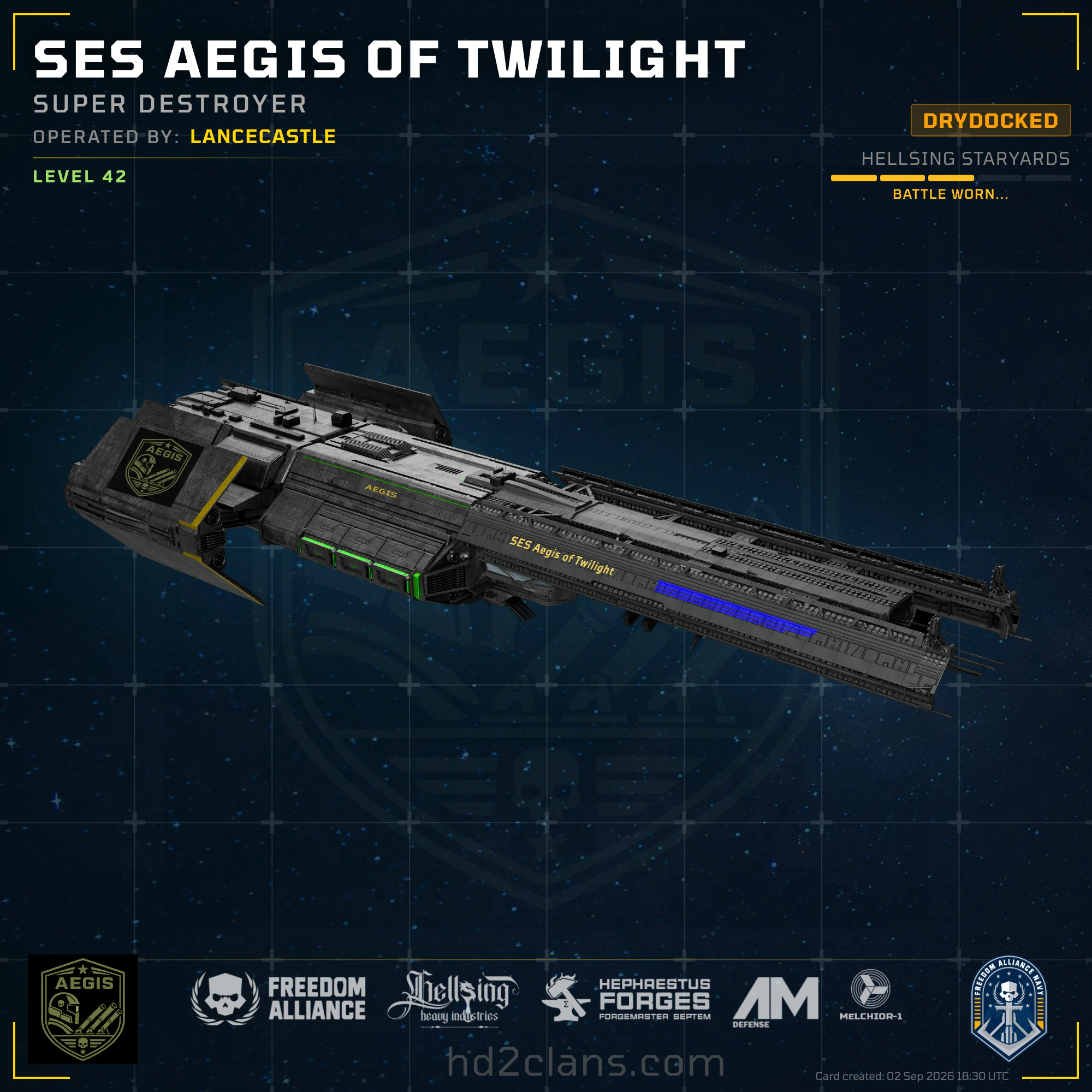 SES Aegis of Twilight