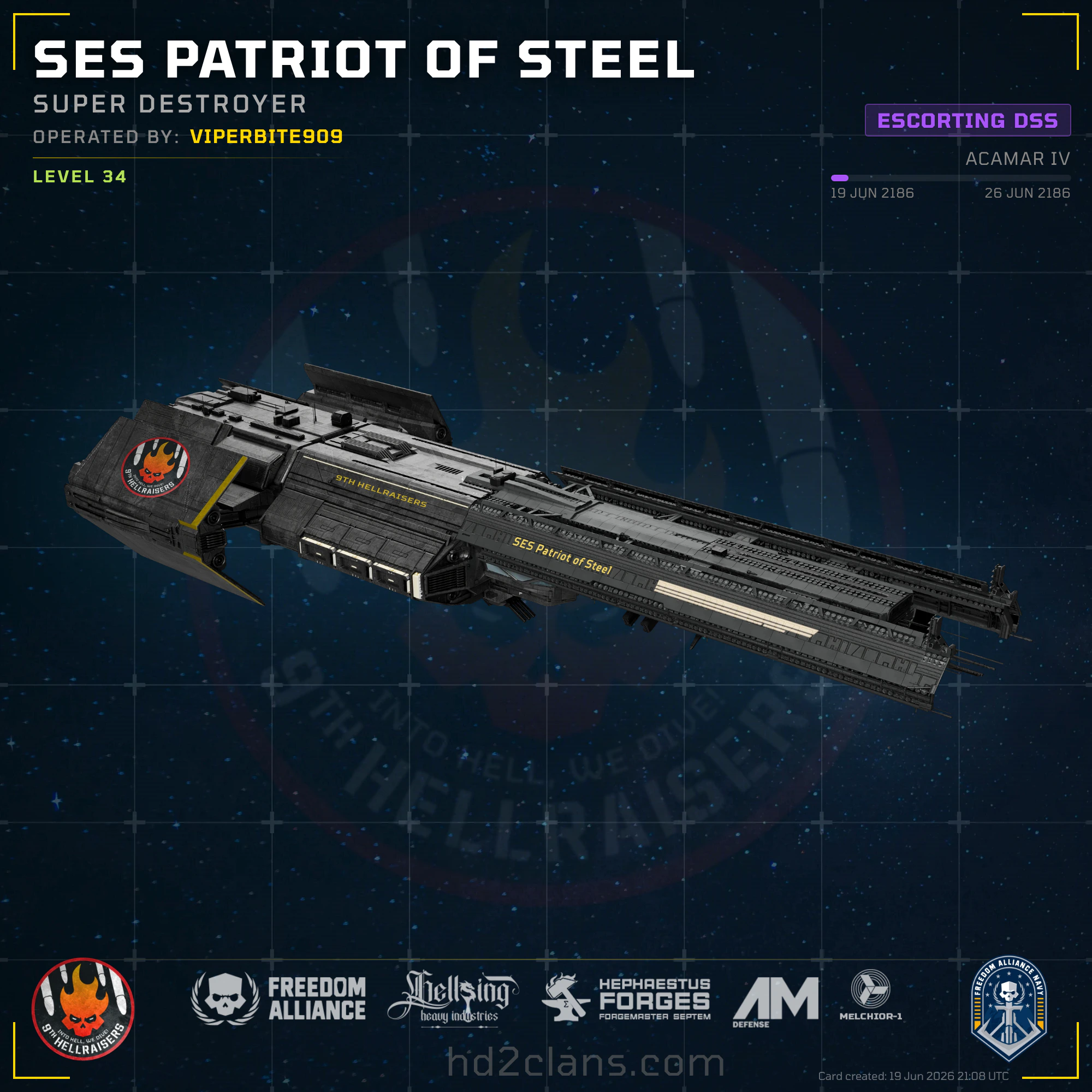 SES Patriot of Steel