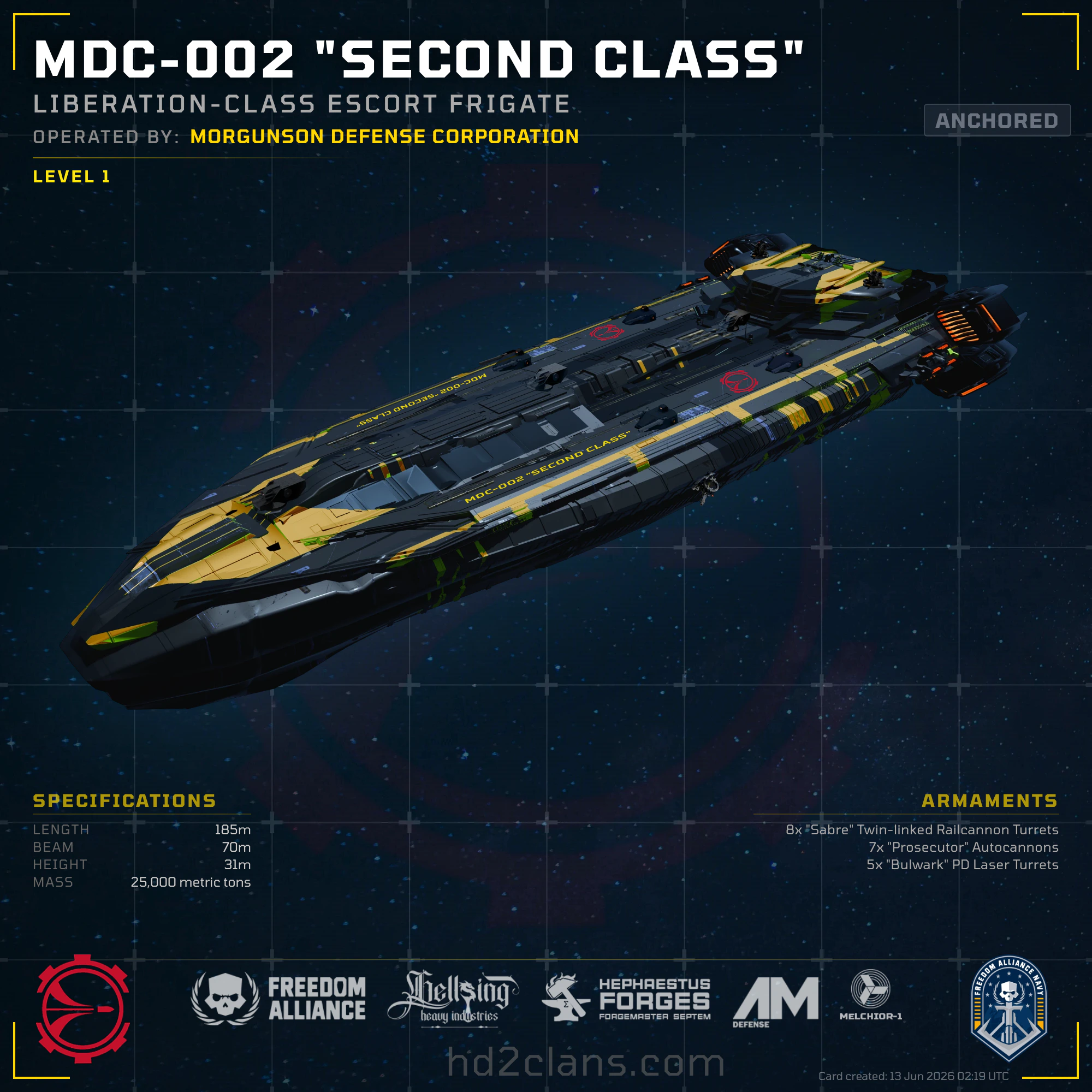 MDC-002 "Second Class"