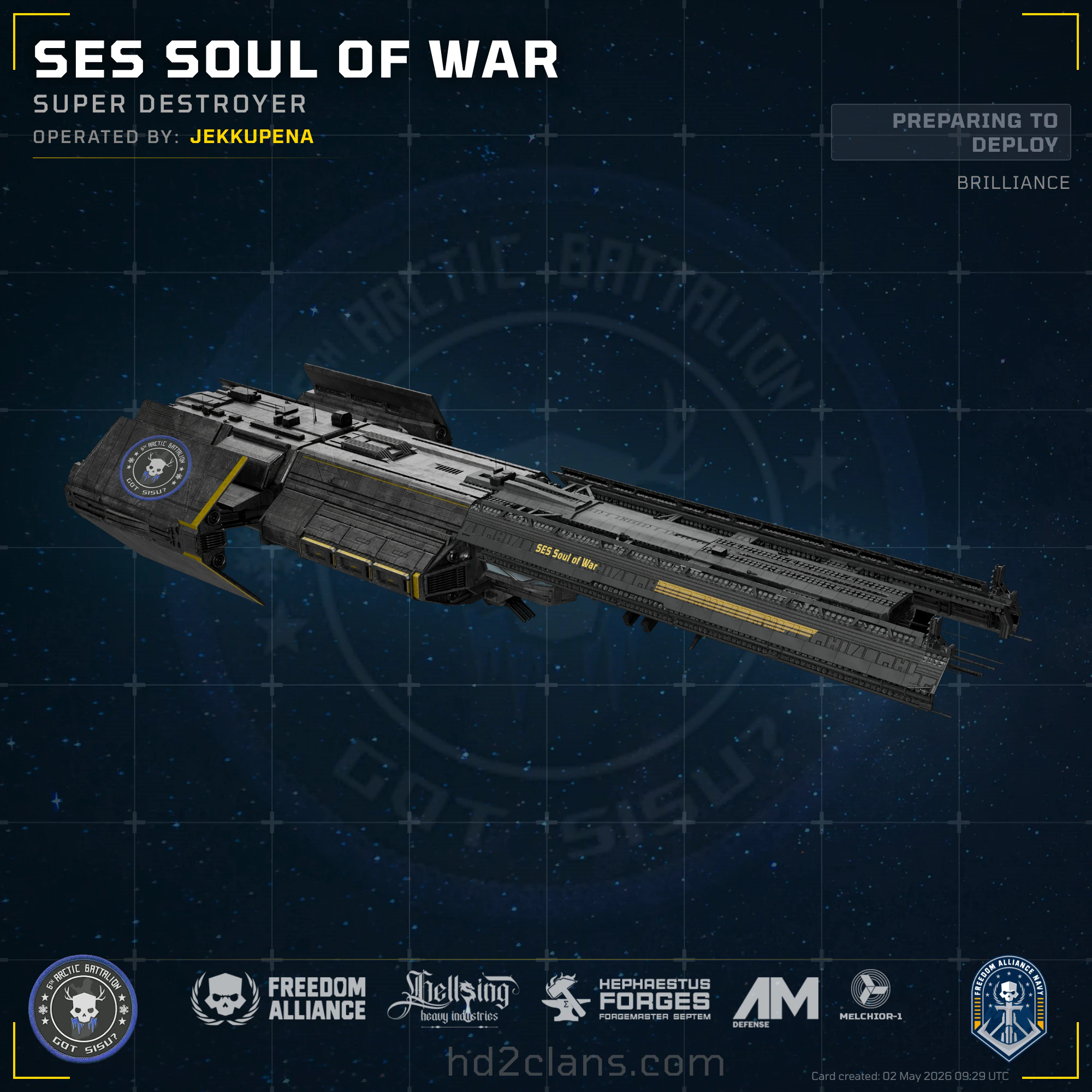 SES Soul of War