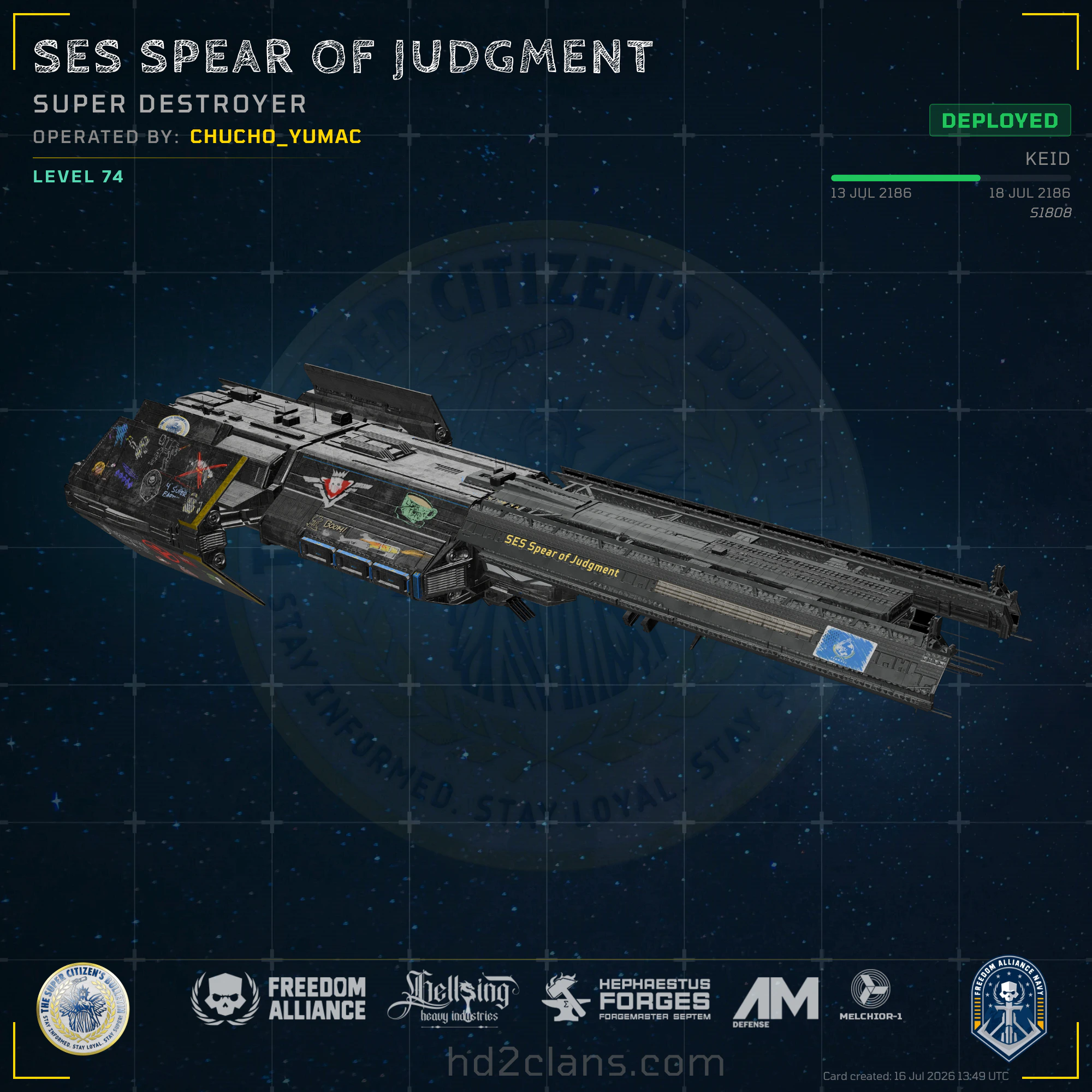 SES Spear of Judgment