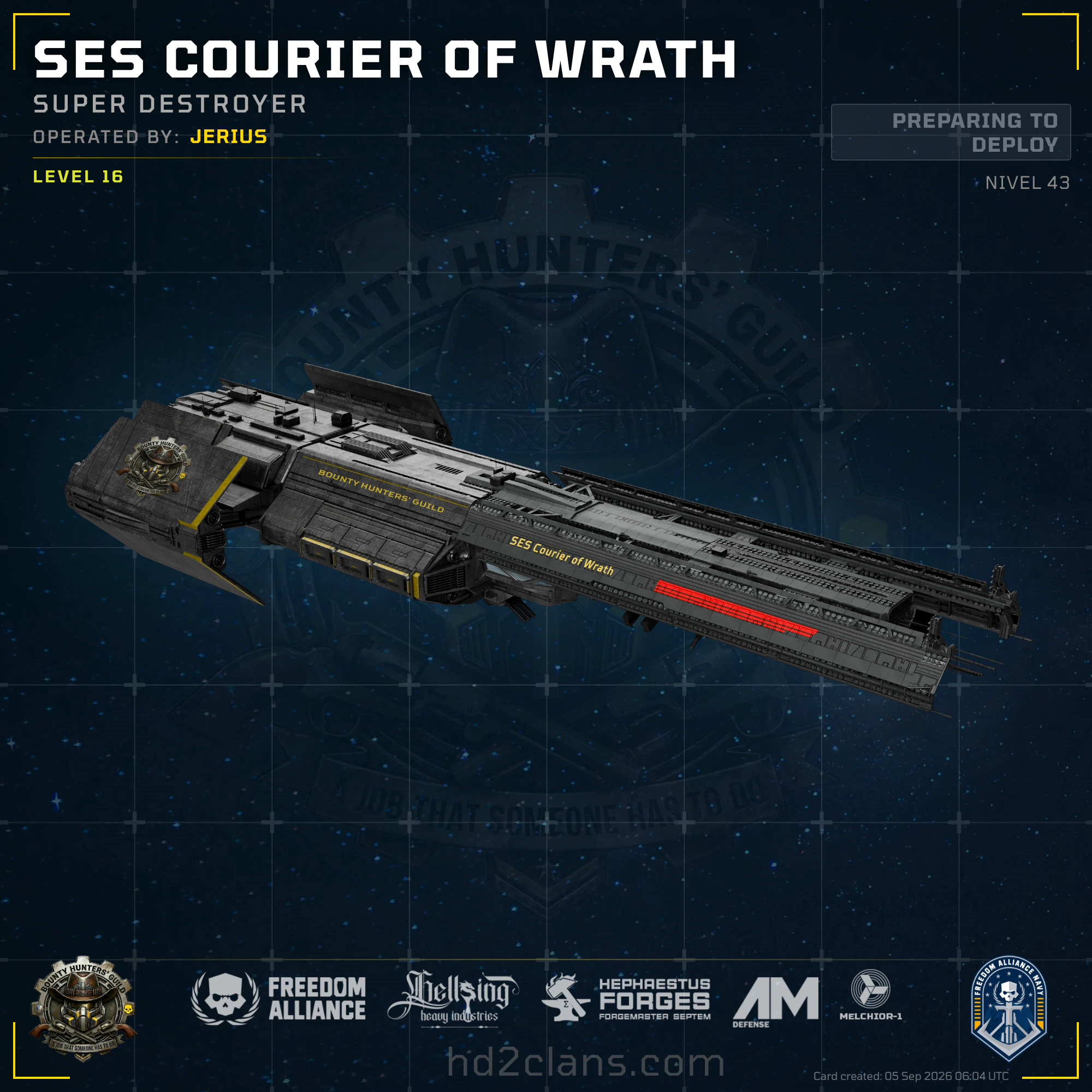 SES Courier of Wrath
