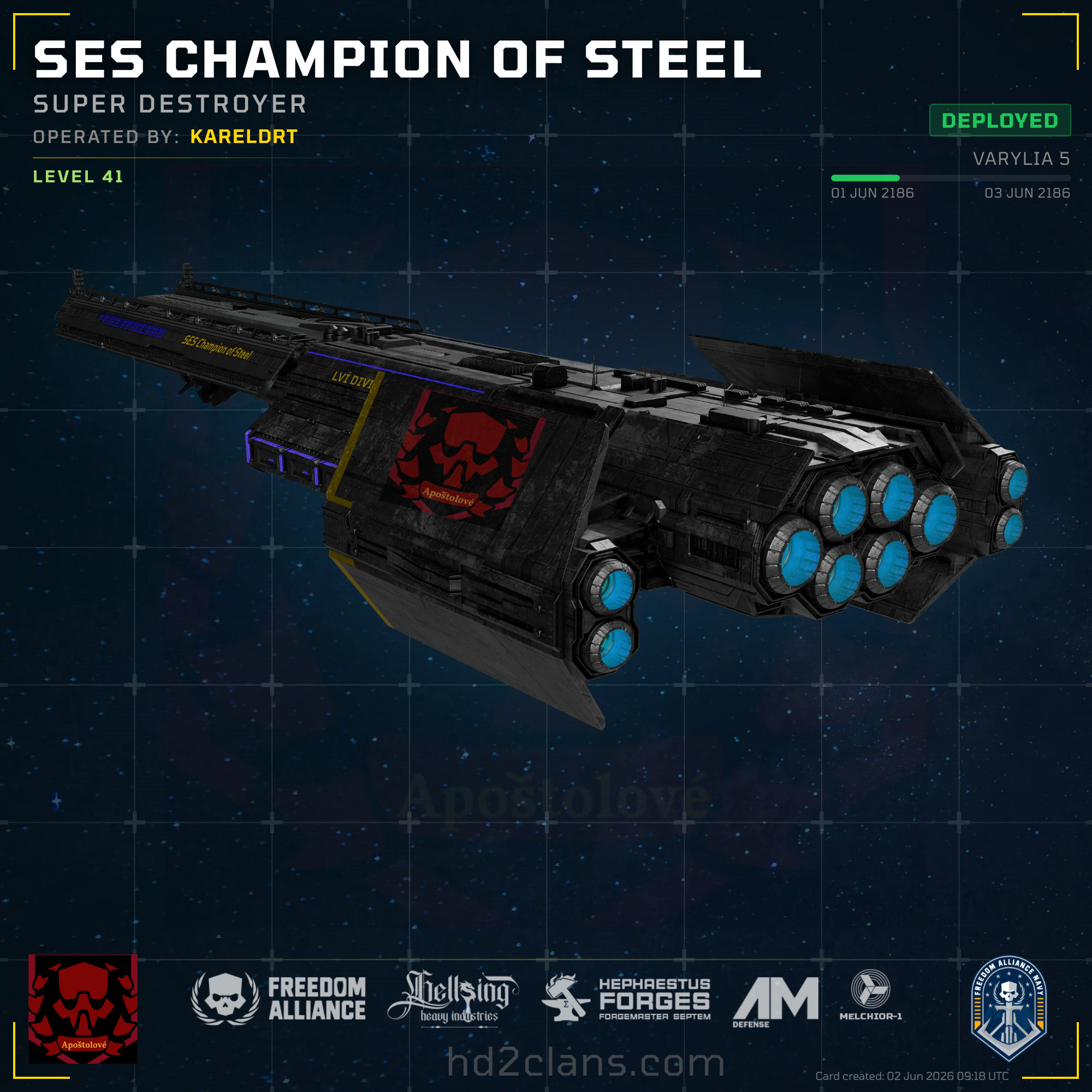 SES Champion of Steel