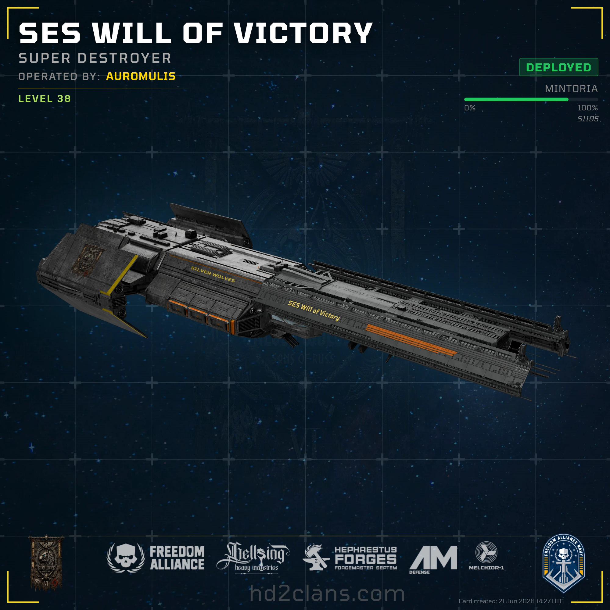SES Will of Victory