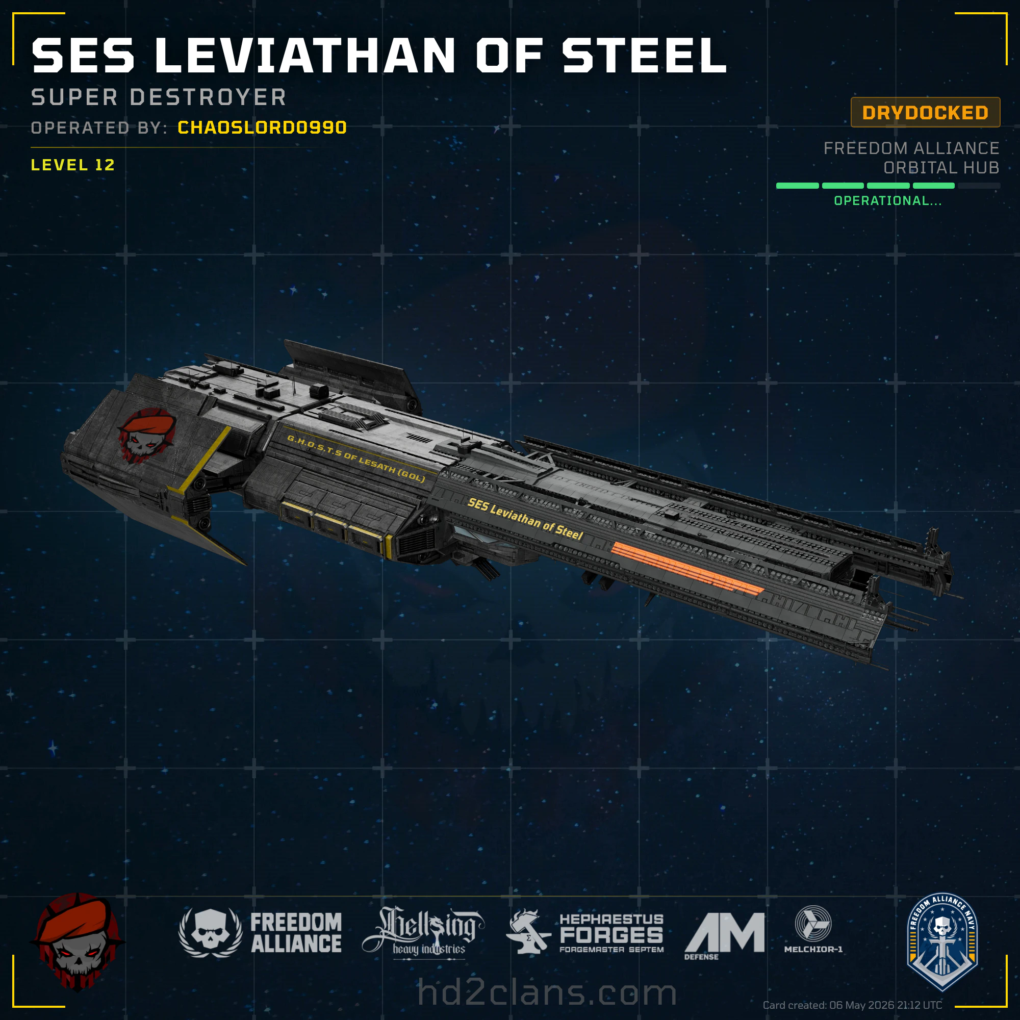 SES Leviathan of Steel