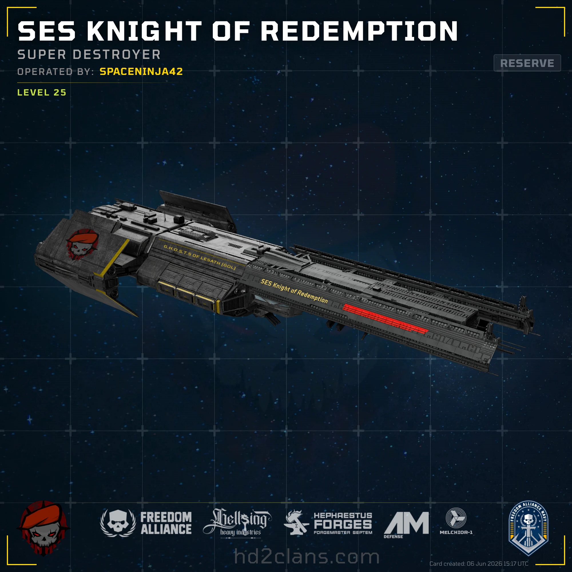 SES Knight of Redemption