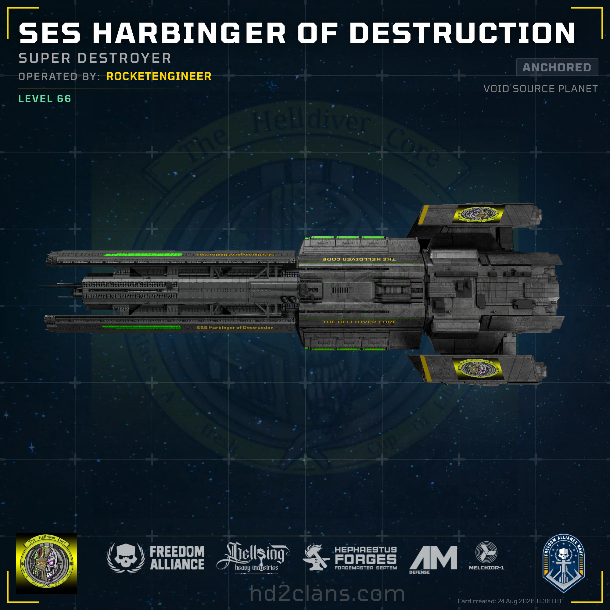 SES Harbinger of Destruction