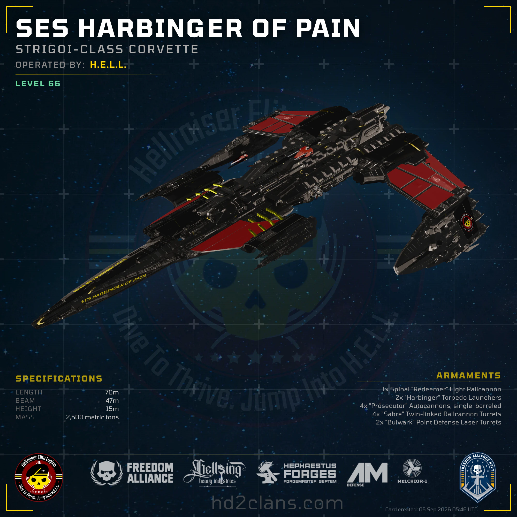 SES Harbinger of Pain