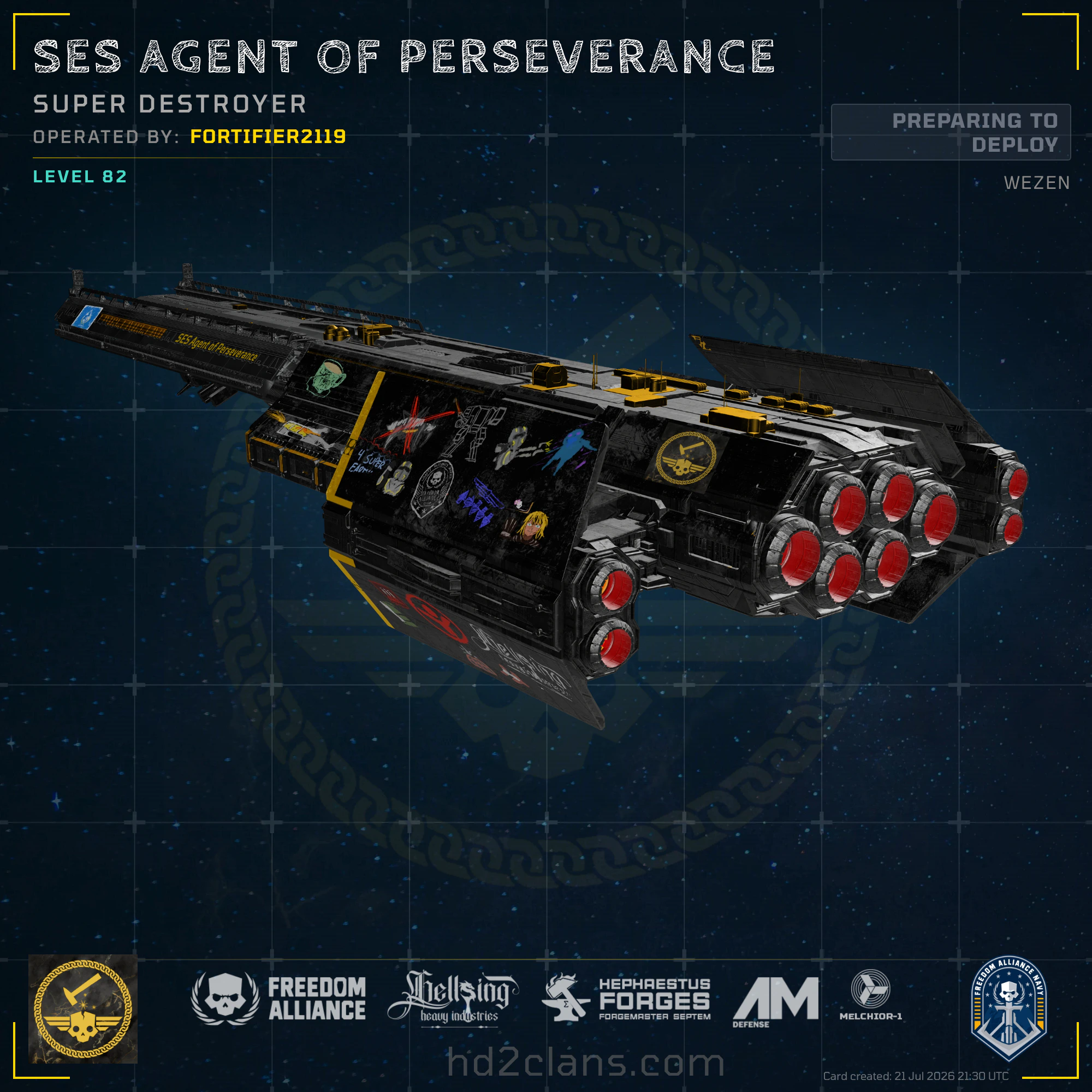 SES Agent of Perseverance