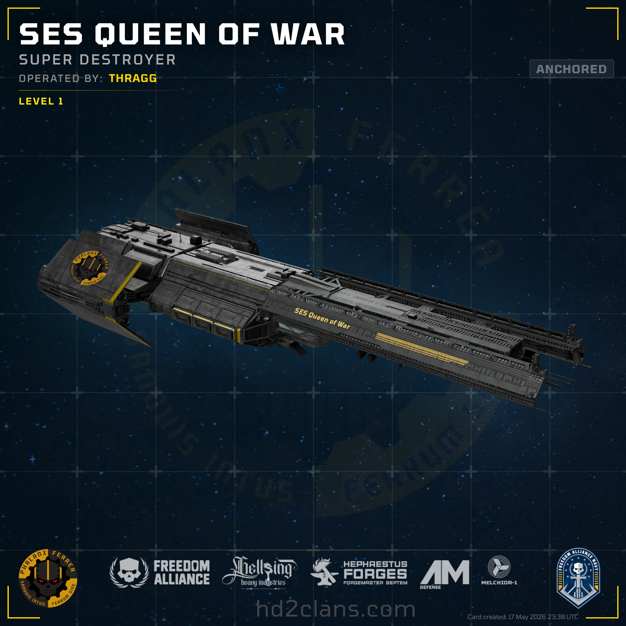 SES Queen of War