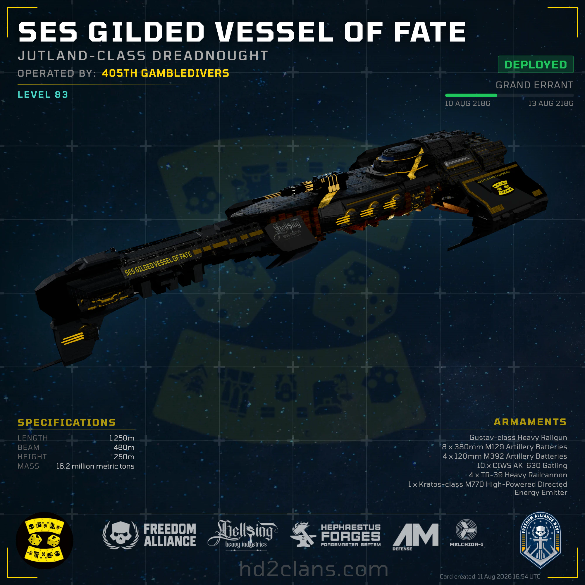 SES Gilded Vessel of Fate