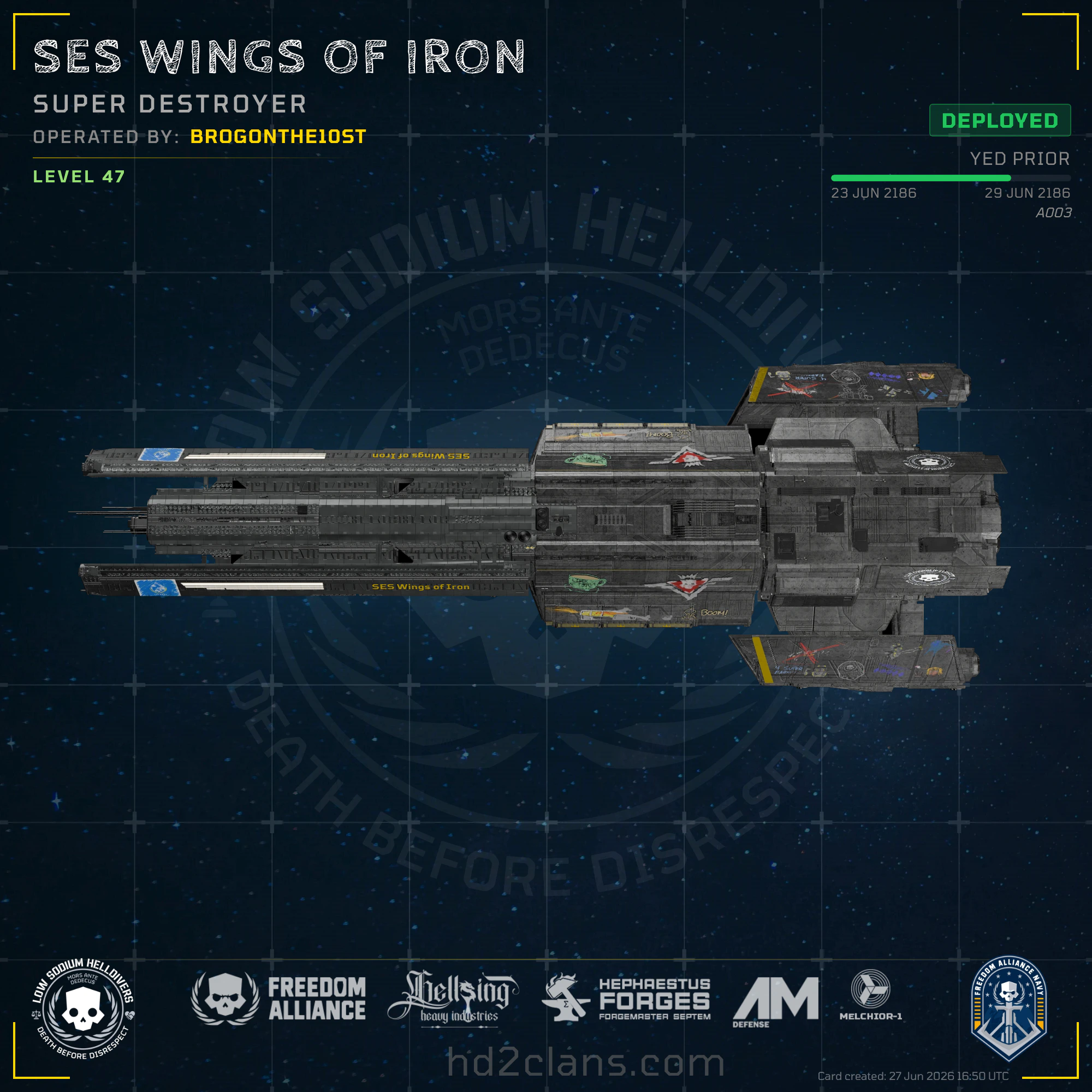 SES Wings of Iron
