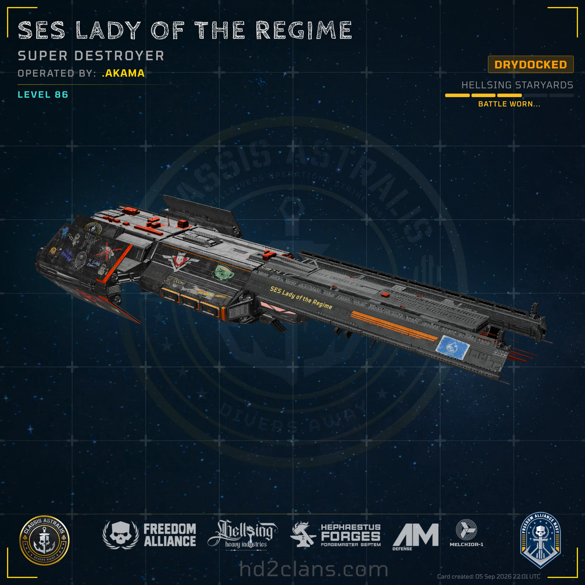 SES Lady of the Regime