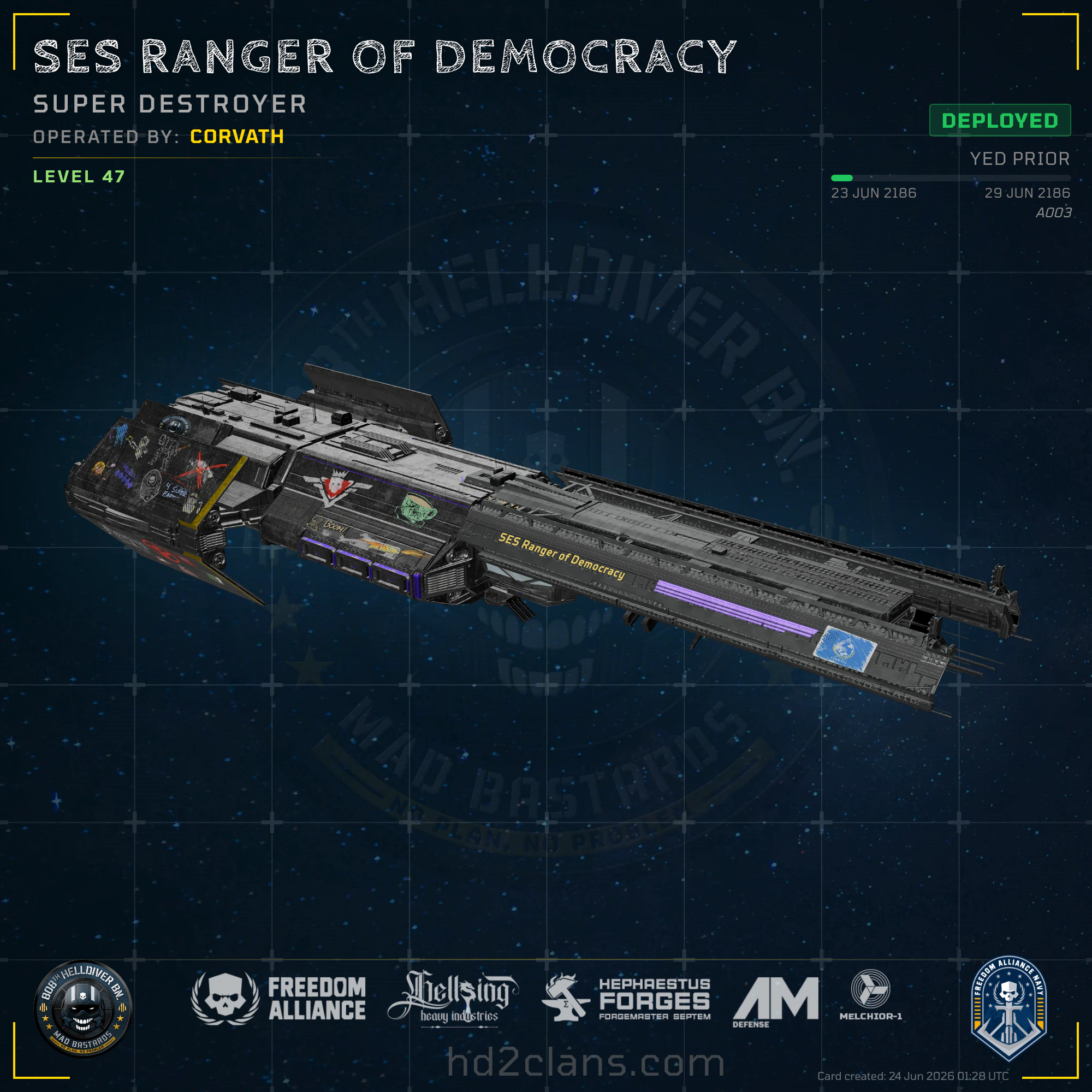 SES Ranger of Democracy