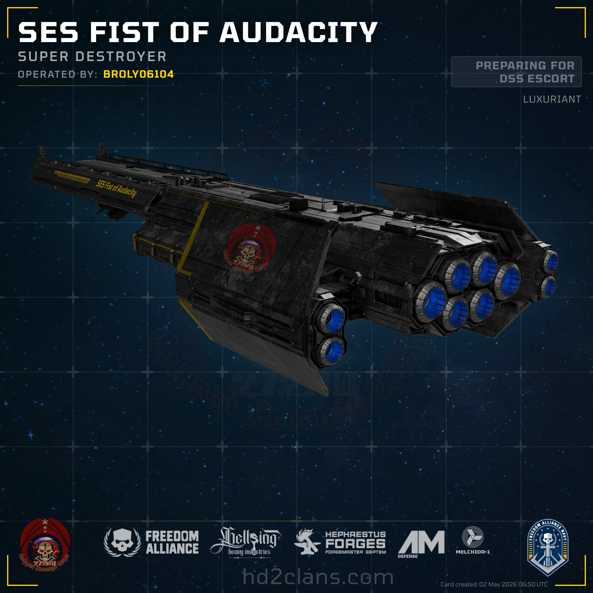 SES Fist of Audacity