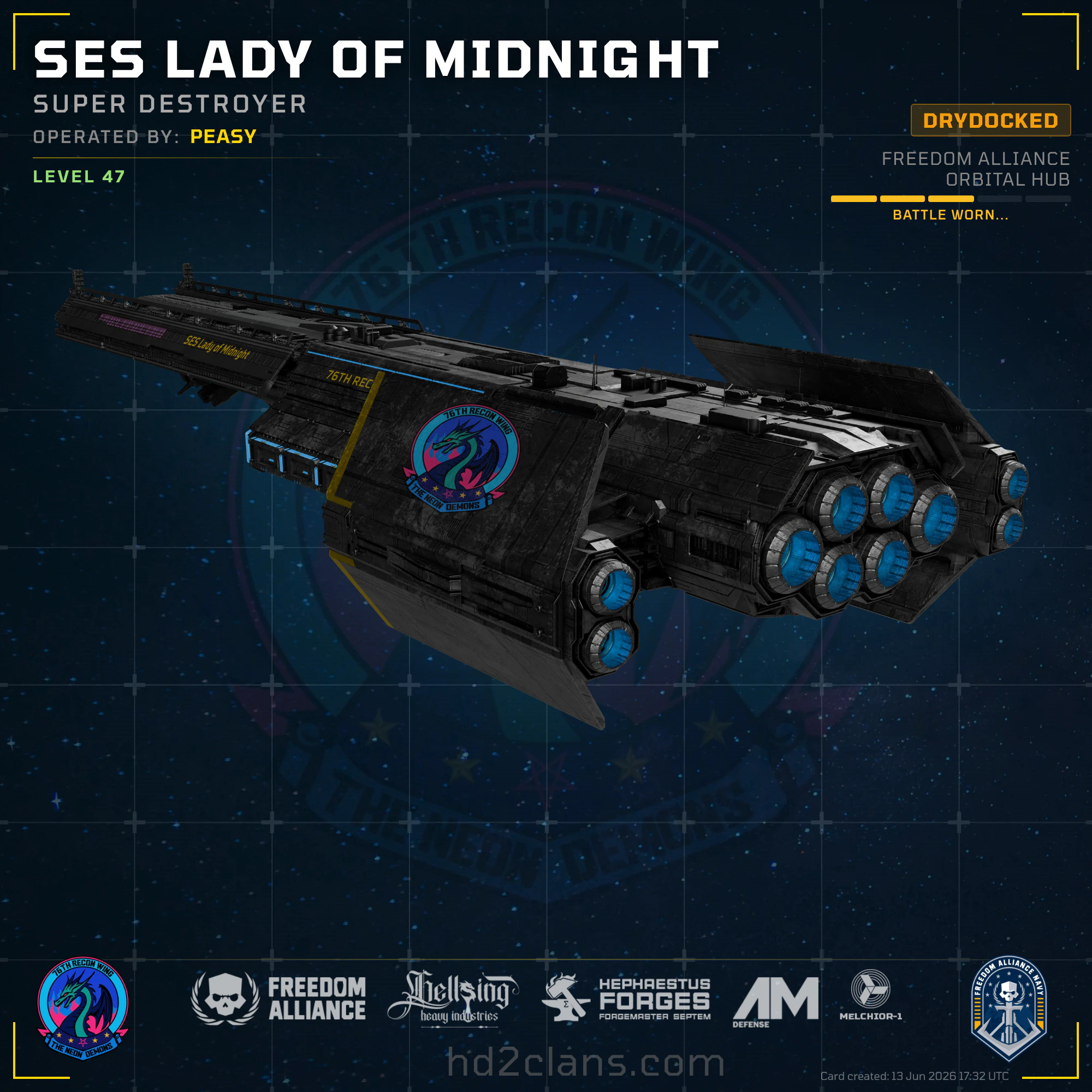 SES Lady of Midnight