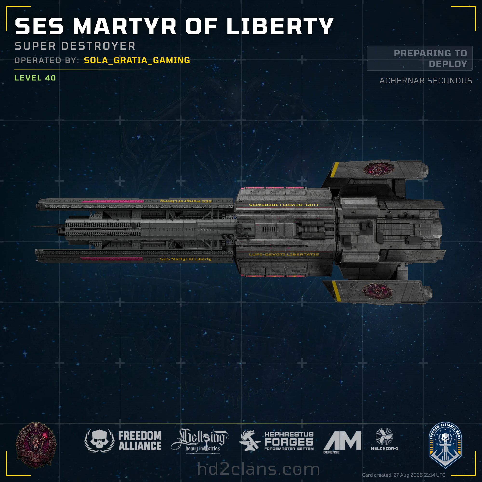 SES Martyr of Liberty