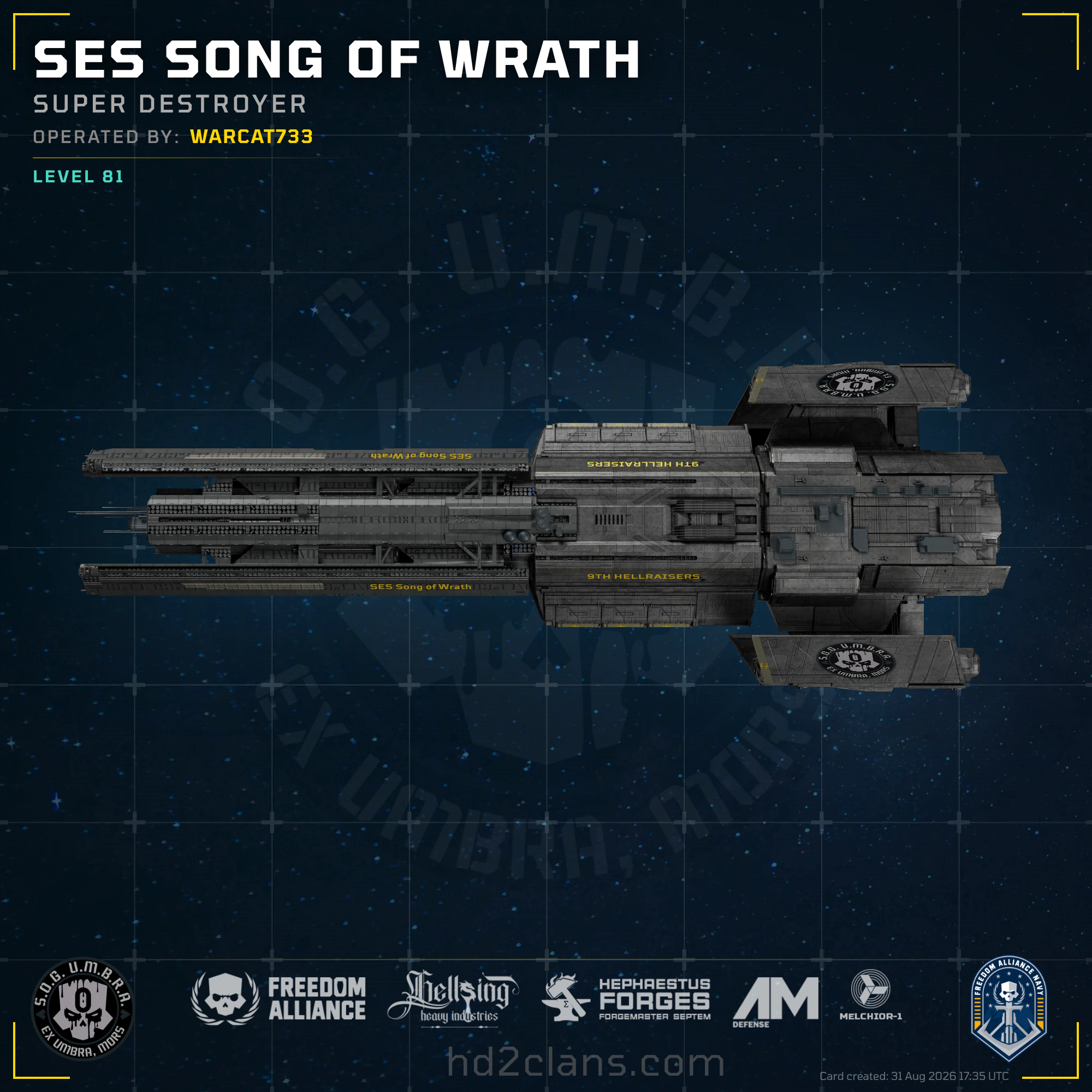 SES Song of Wrath