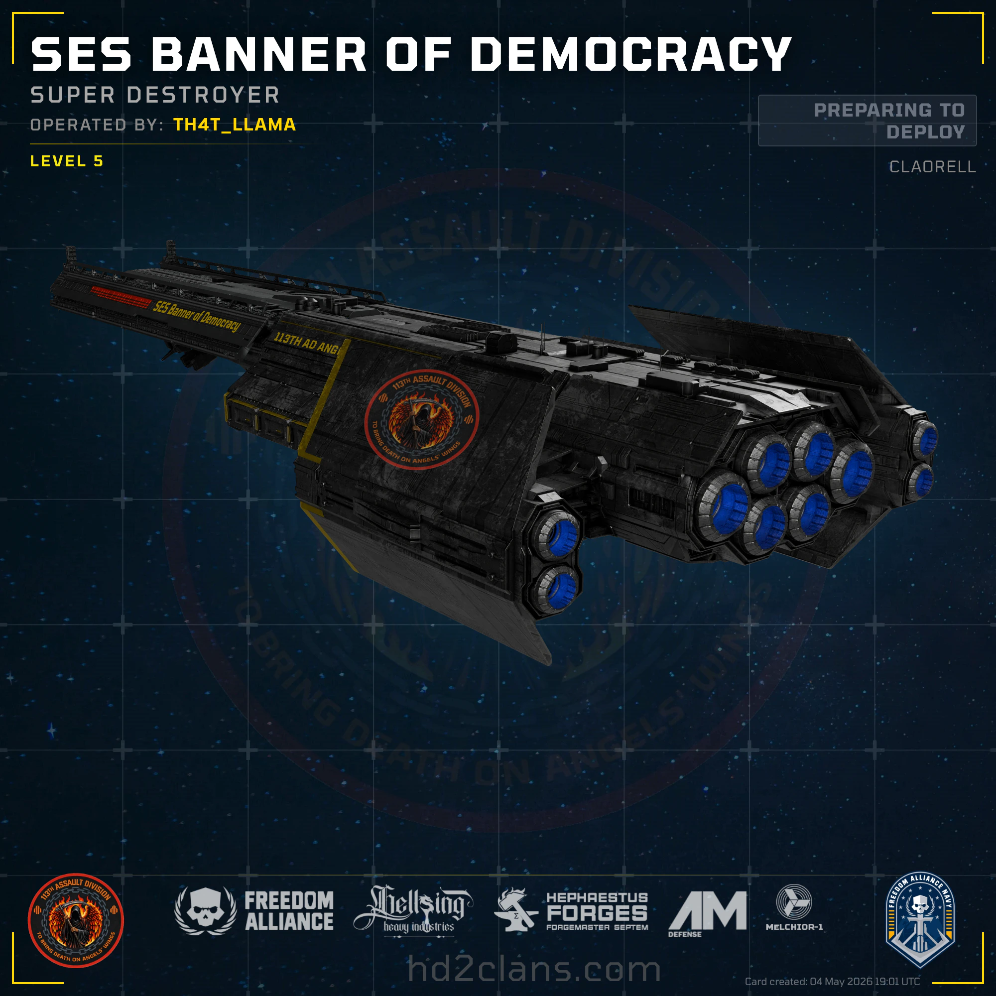 SES Banner of Democracy