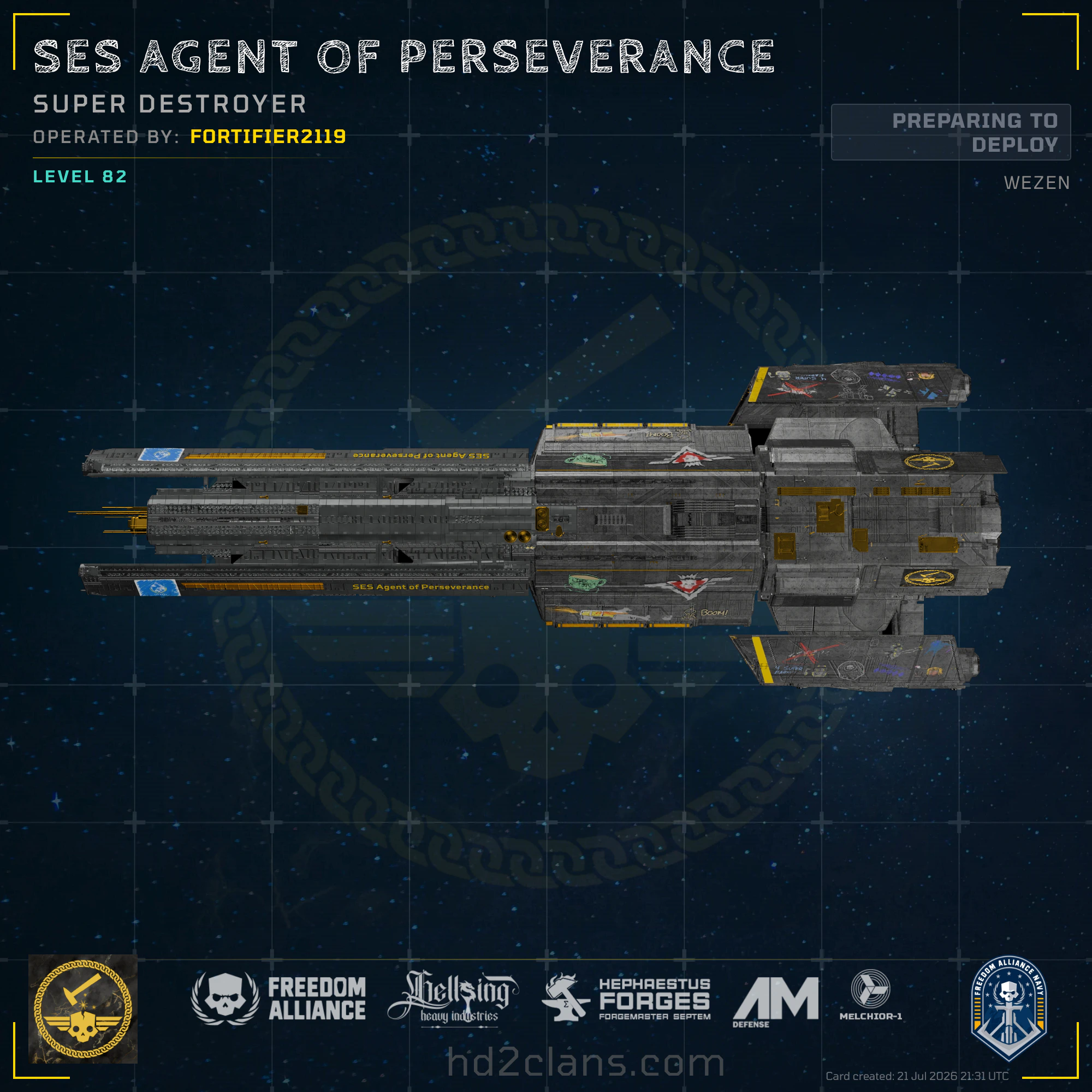 SES Agent of Perseverance
