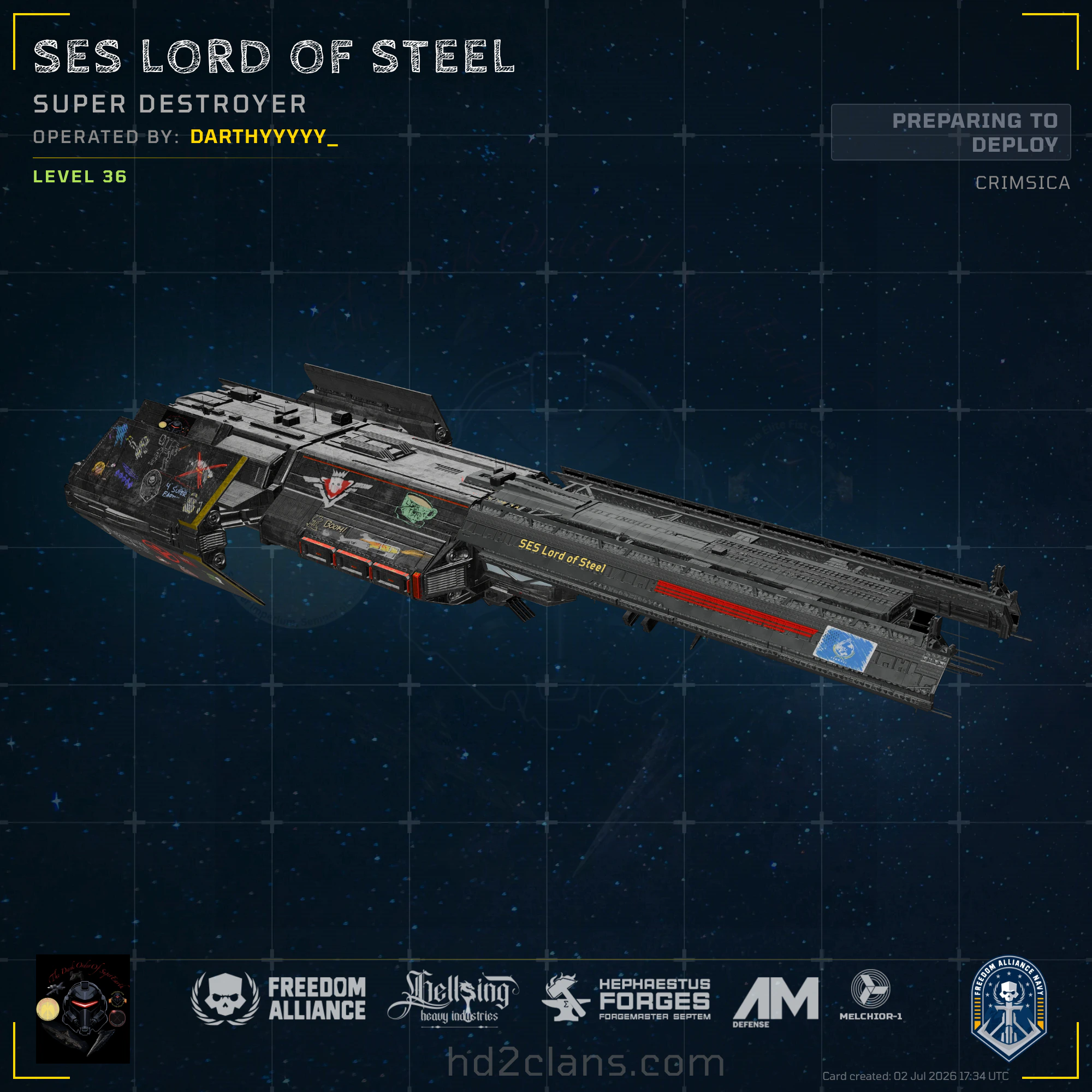 SES Lord of Steel