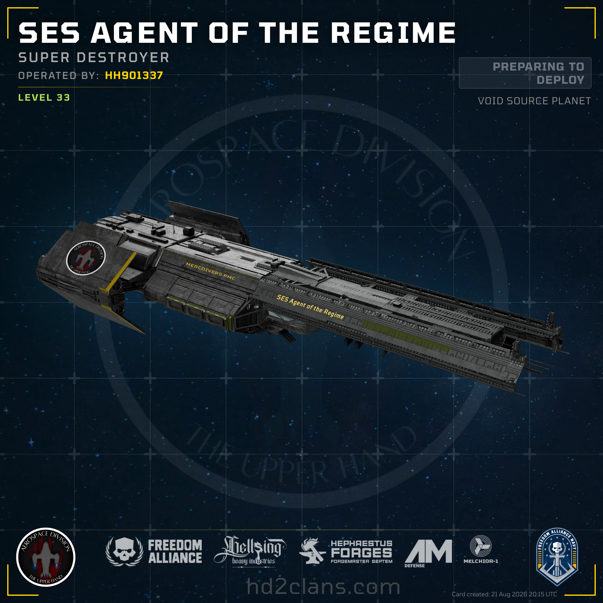 SES Agent of the Regime
