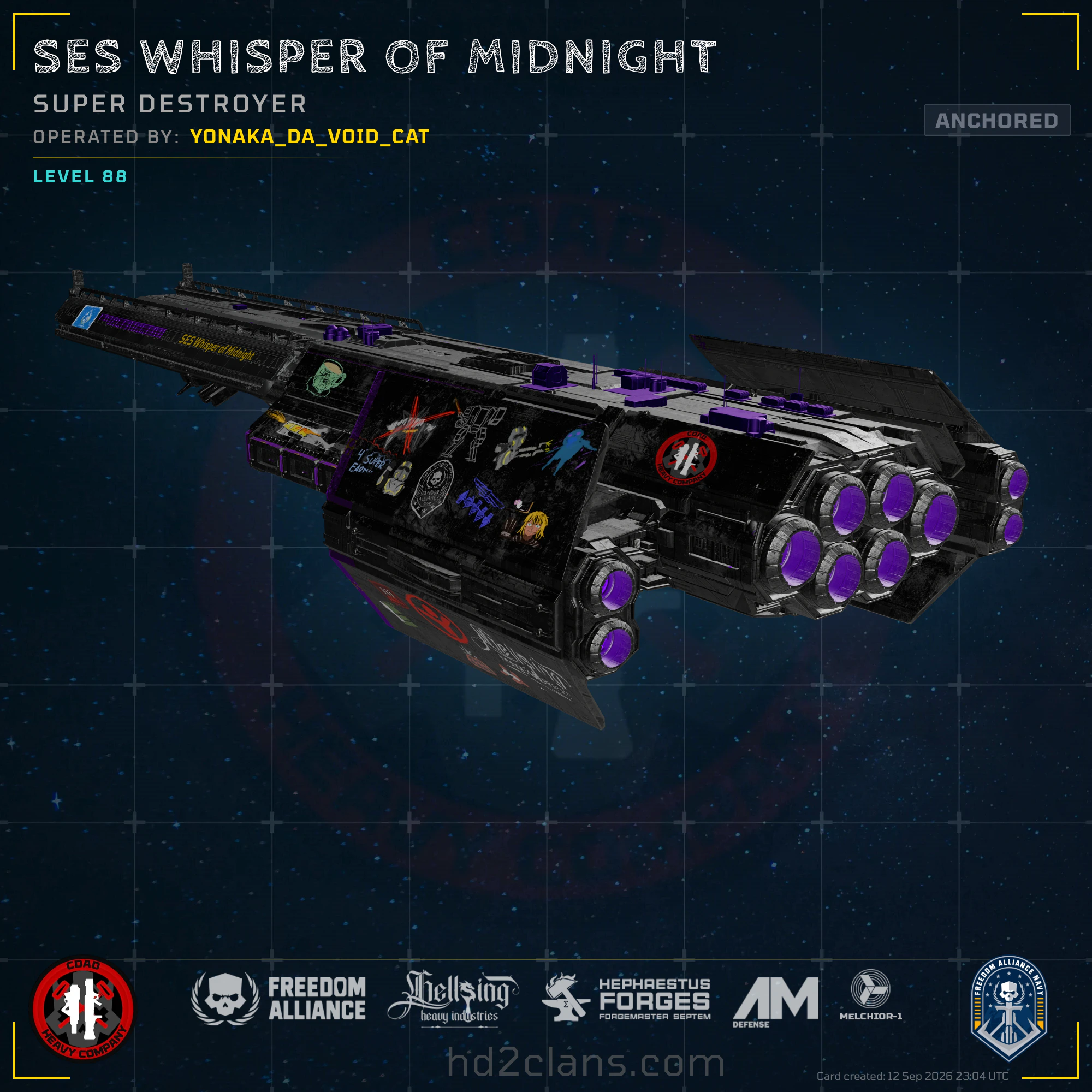 SES Whisper of Midnight