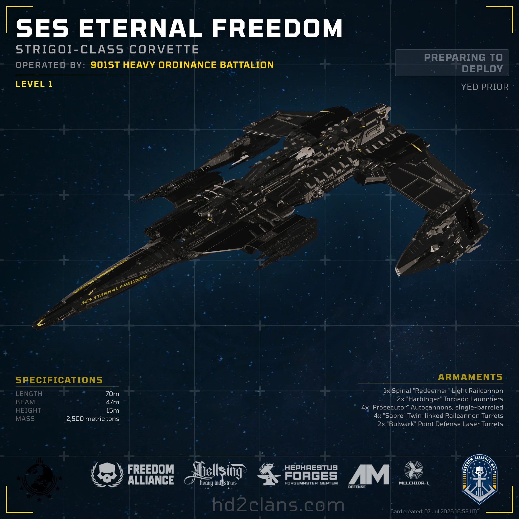 SES Eternal Freedom