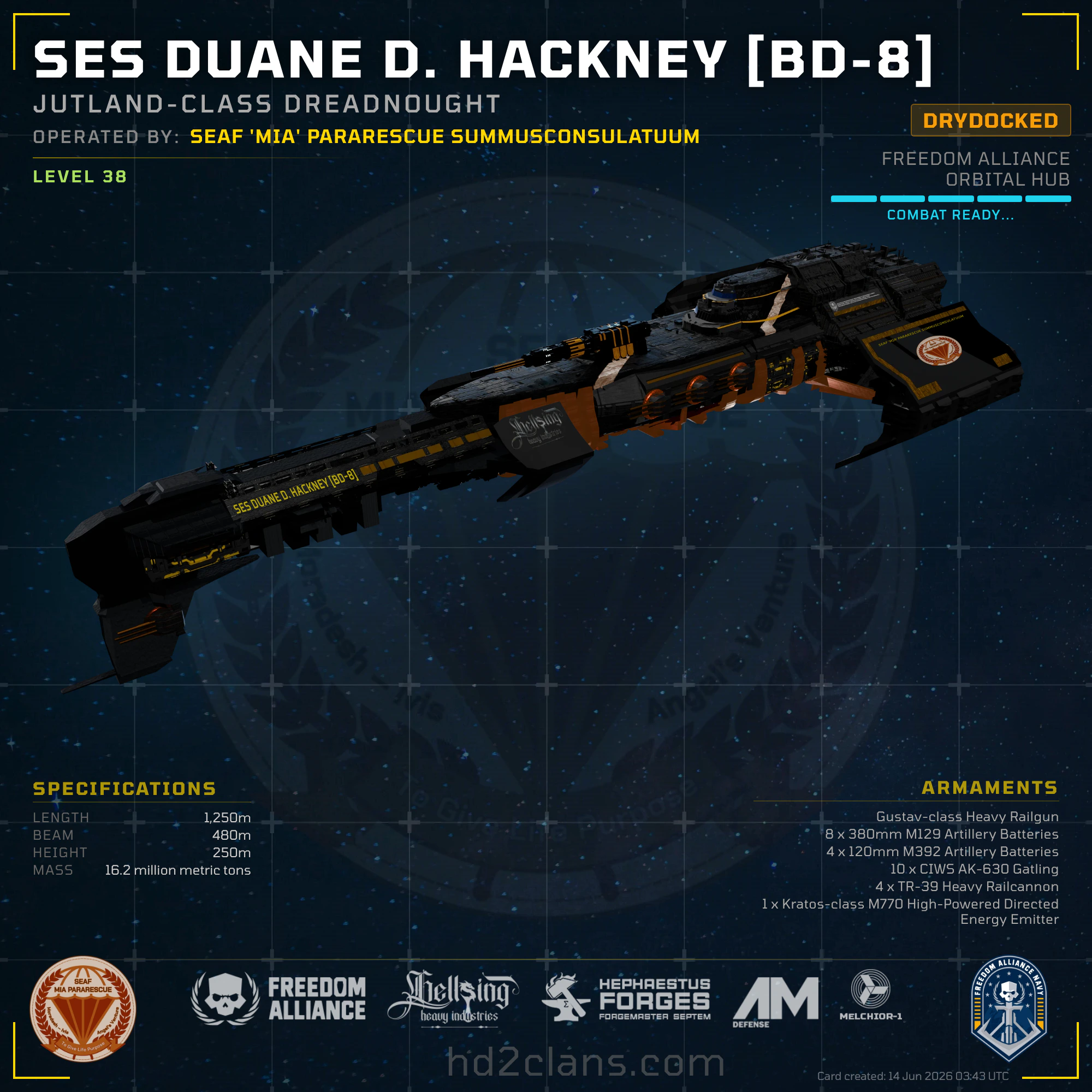 SES Duane D. Hackney [BD-8]