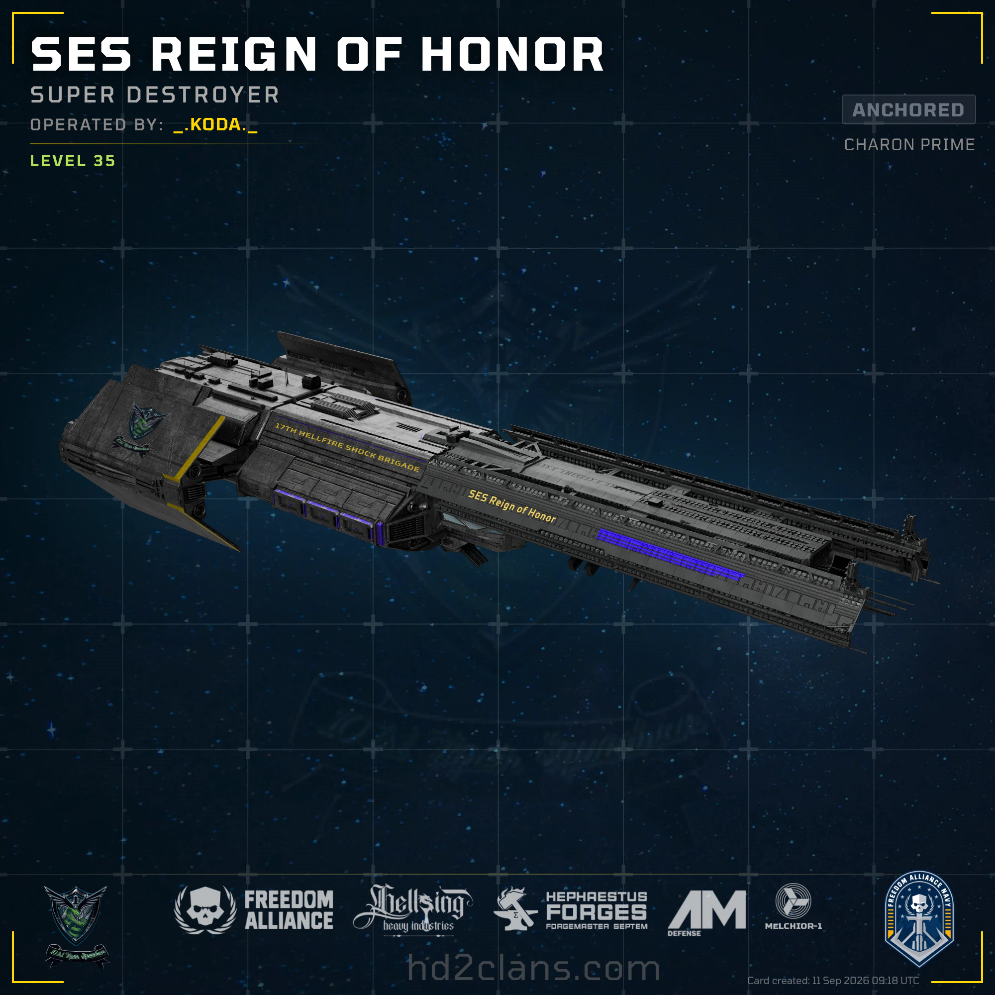 SES Reign of Honor