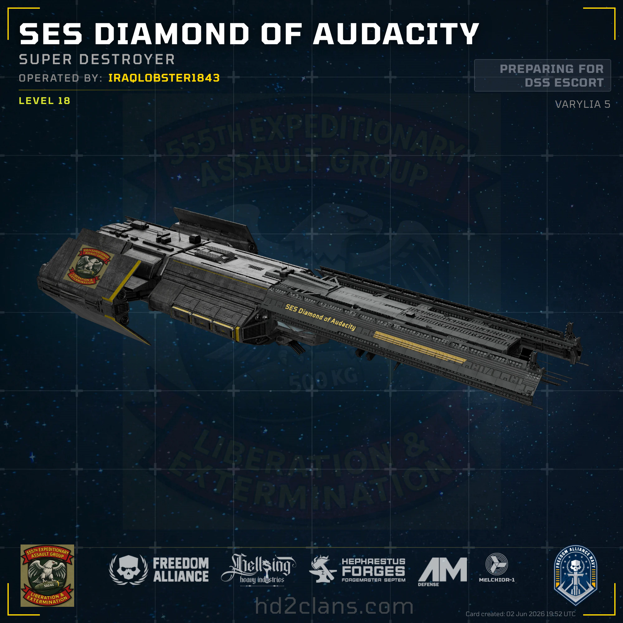 SES Diamond of Audacity