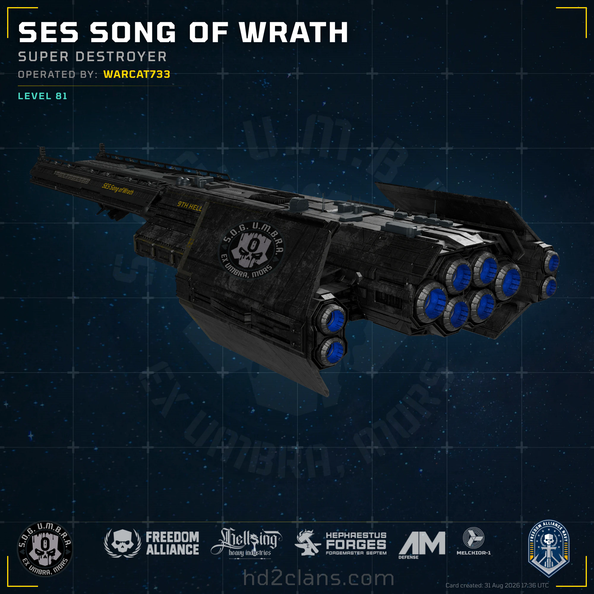 SES Song of Wrath